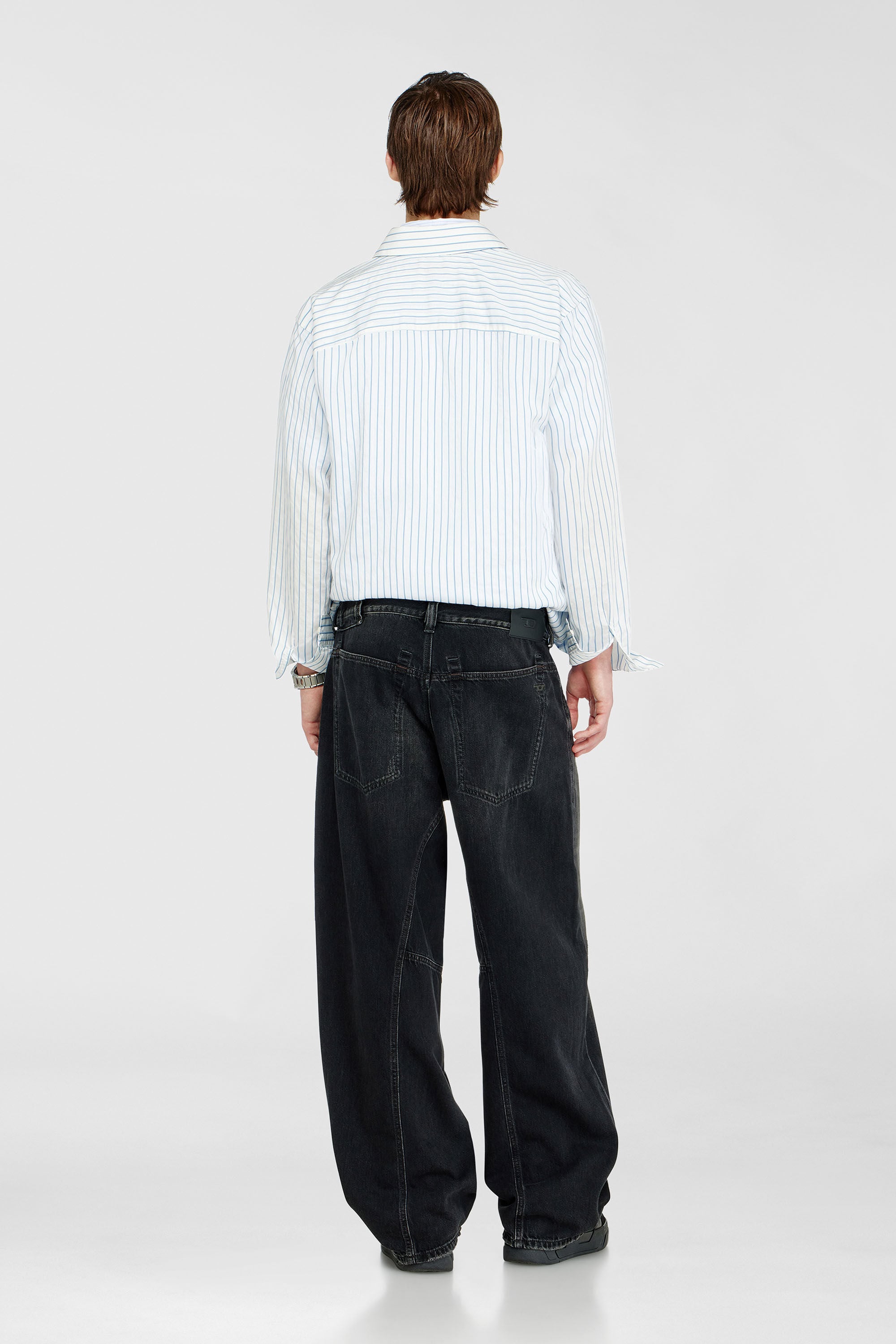 Diesel - Unisex's Relaxed Jeans 1997 D-Enim-M 09P65, ブラック/ダークグレー - 3