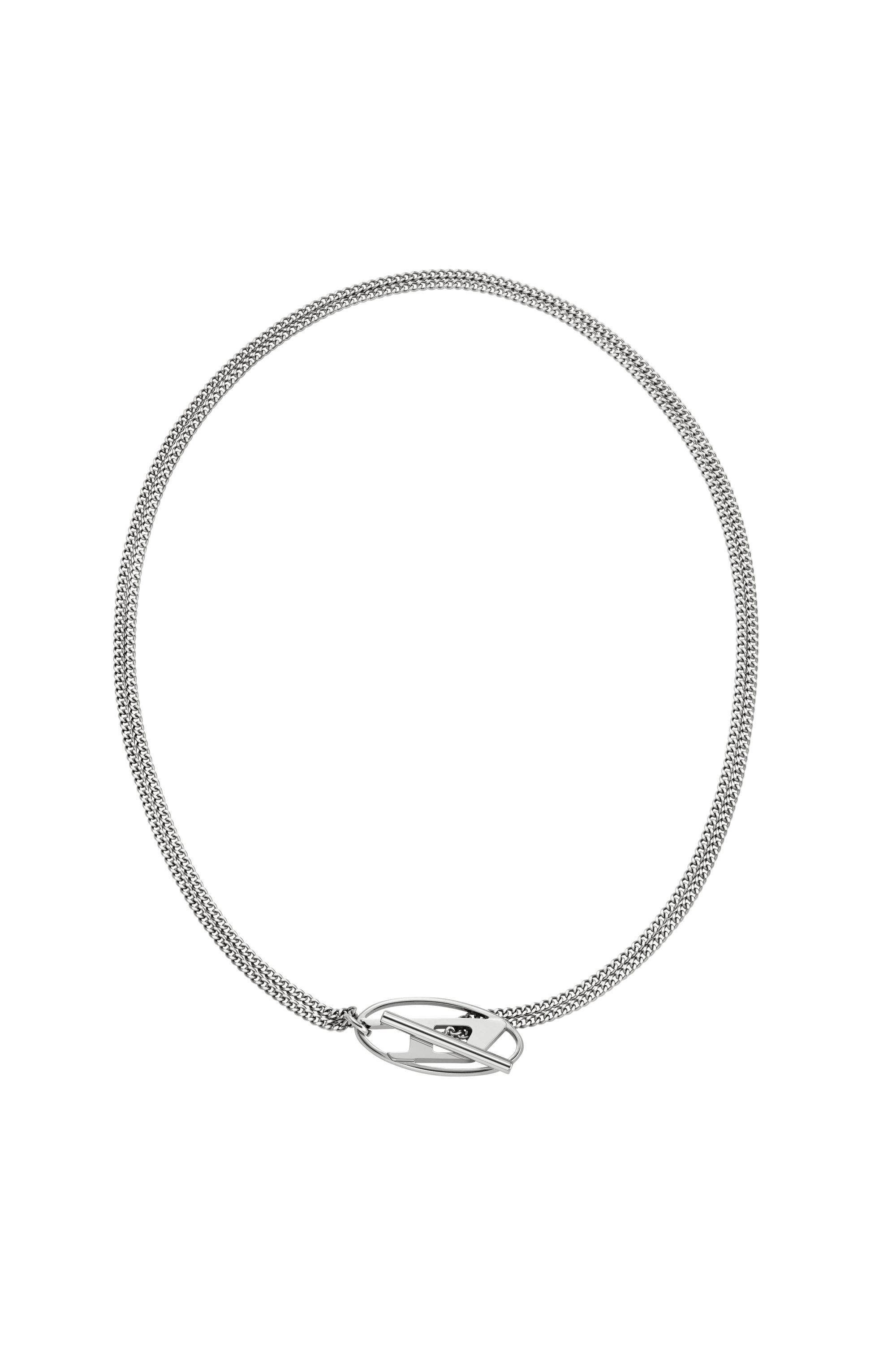 Diesel - DX1534040, Unisex's Stainless Steel Chain Necklace in シルバー - 1
