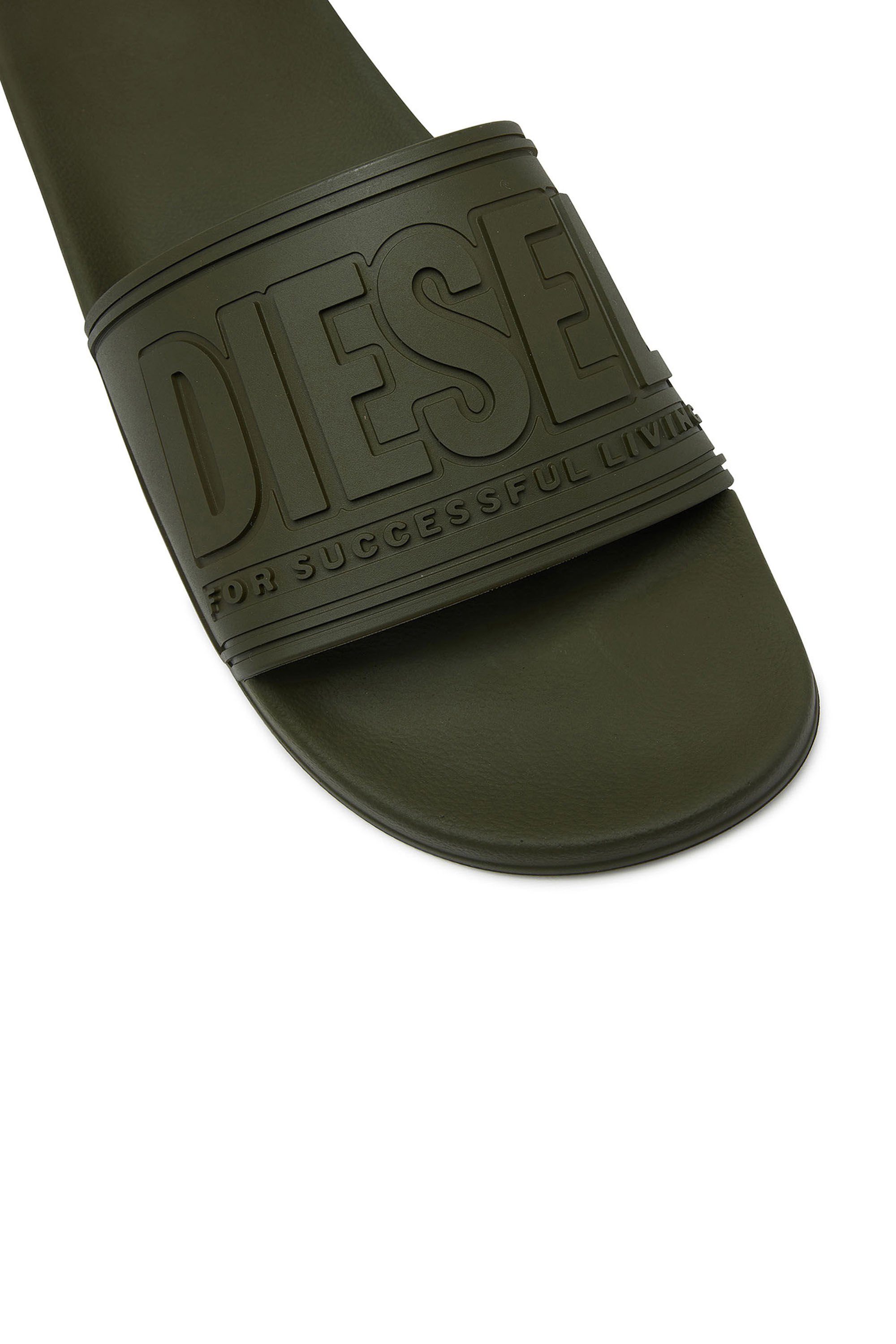 Diesel - SA-MAYEMI CC, Male's サンダル ロゴ - Sa-Mayemi CC in オリーブグリーン - 6