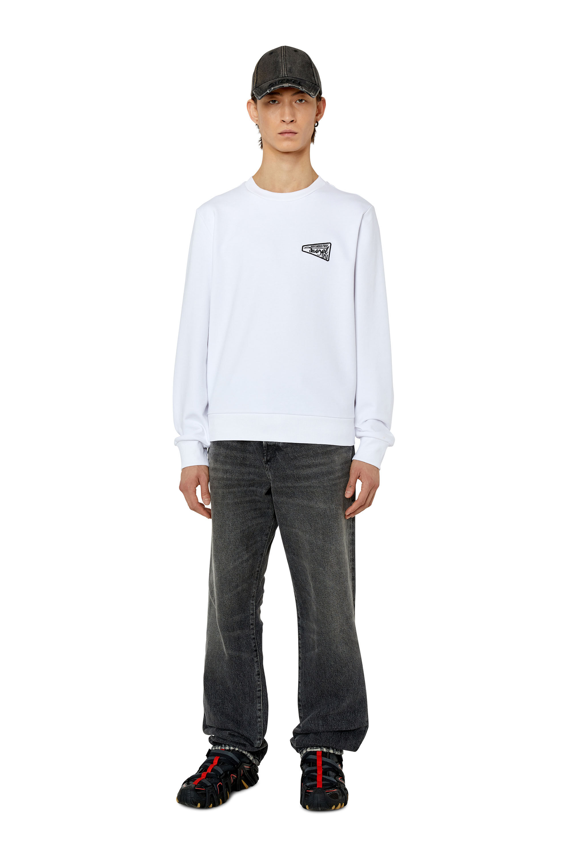 S-GINN-K31（MEN）: スウェットシャツ｜ディーゼル（DIESEL