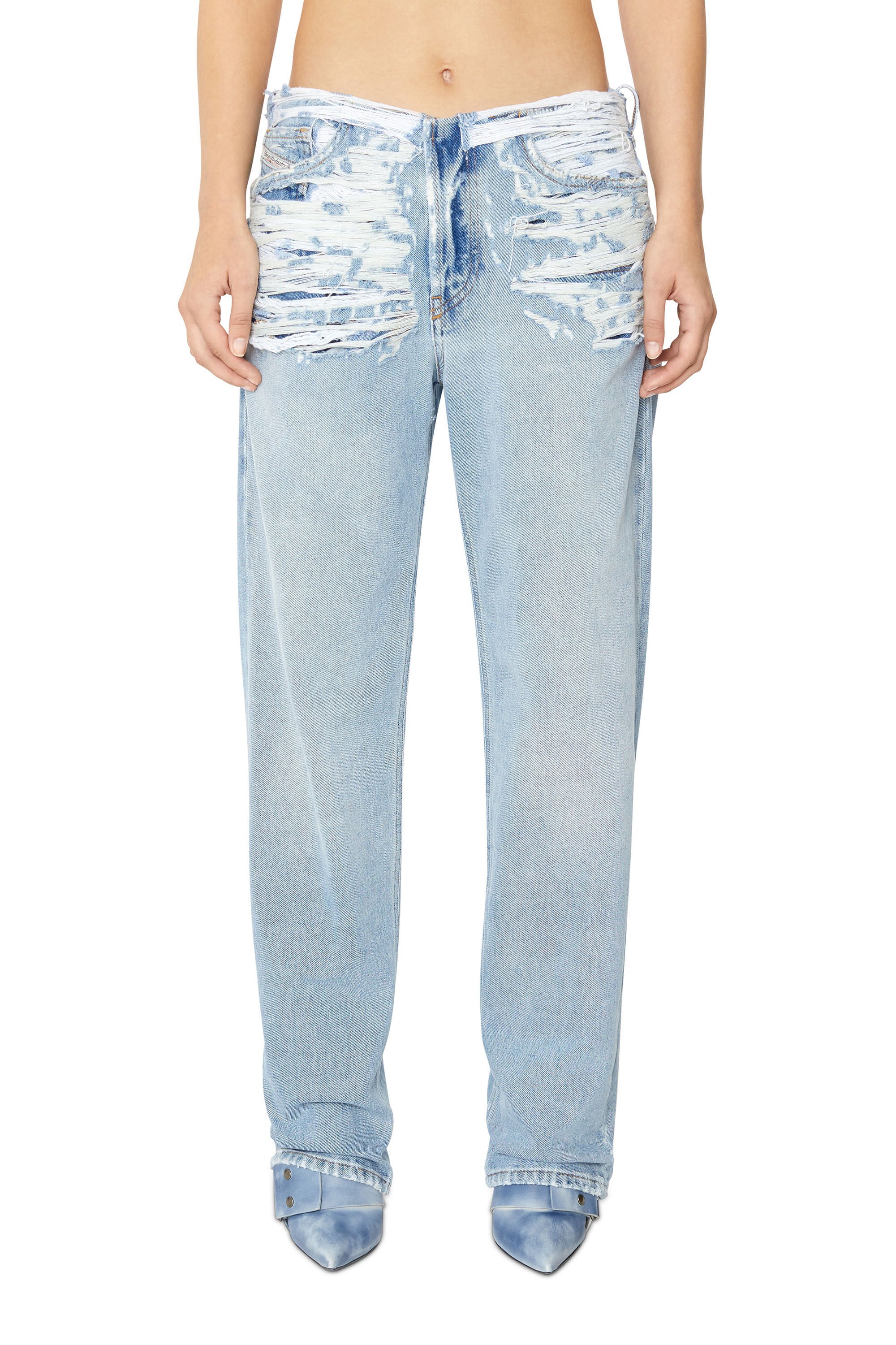 Diesel - Straight Jeans D-Ark 007N7, Female's ストレート Jeans - D-Ark in ライトブルー - 3