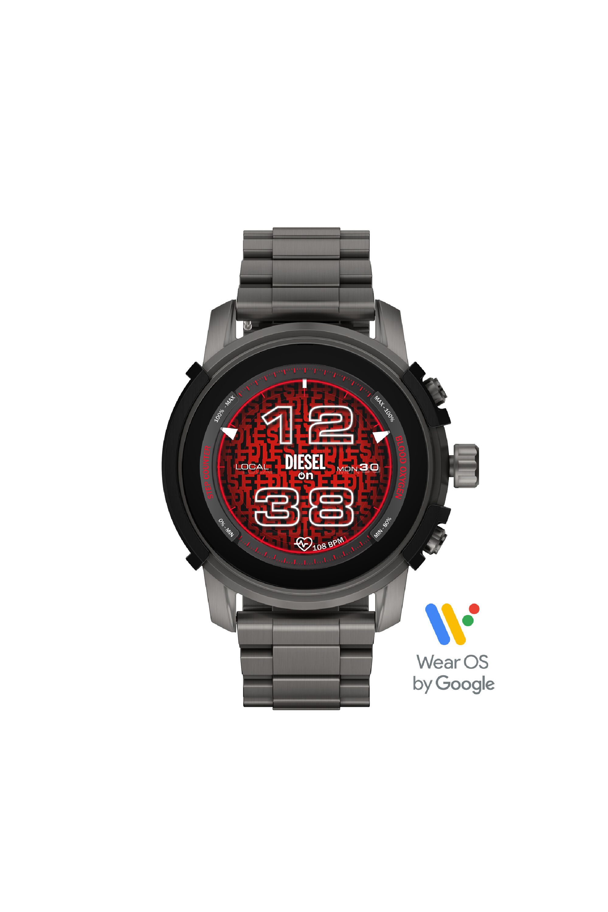 Diesel - DZT2042, Male's スマートウォッチ in ダークグレー - 5