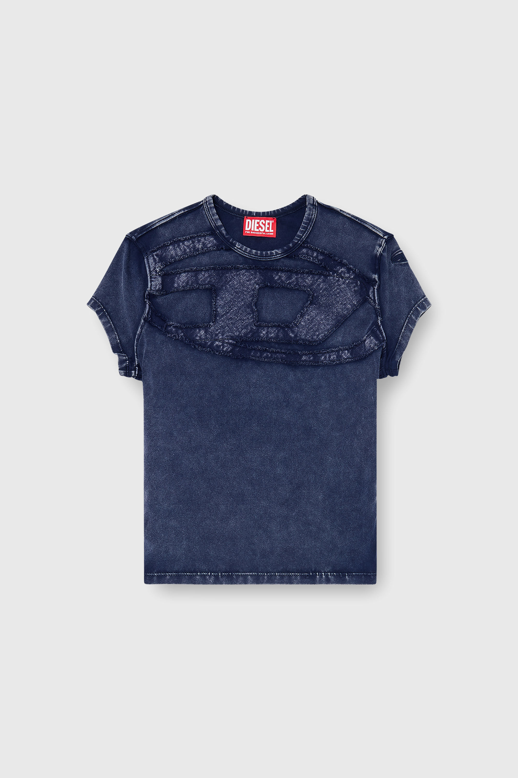 Diesel - T-MELY-CUP, Female's 半袖トップ in ダークブルー - 2