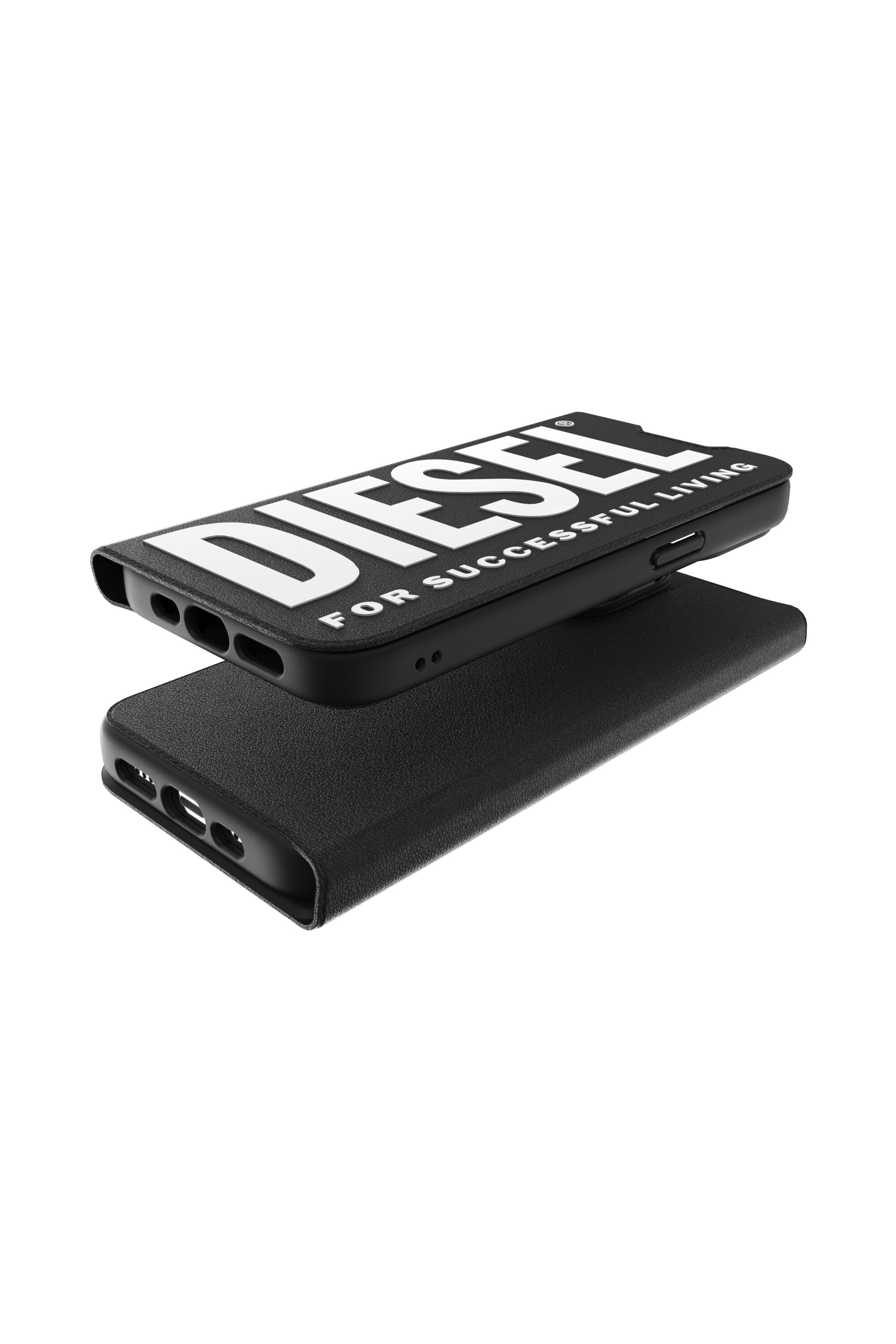 Diesel - 48274 BOOKLET CASE, Unisex's iPhone13/13Pro対応　ケース in ブラック - 3