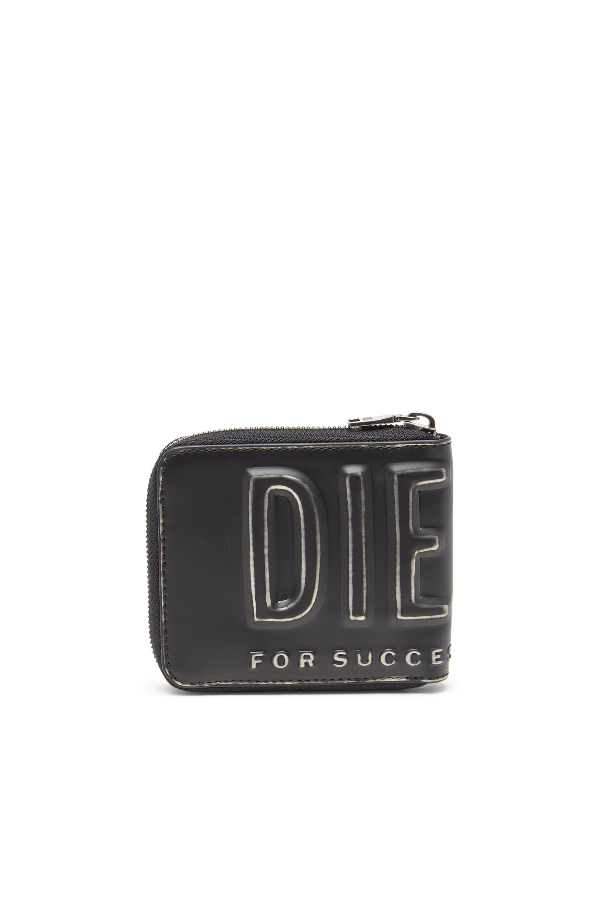 Diesel - DSL 3D- BI FOLD COIN ZIP XS, Male's 二つ折りウォレット in ブラック - 2