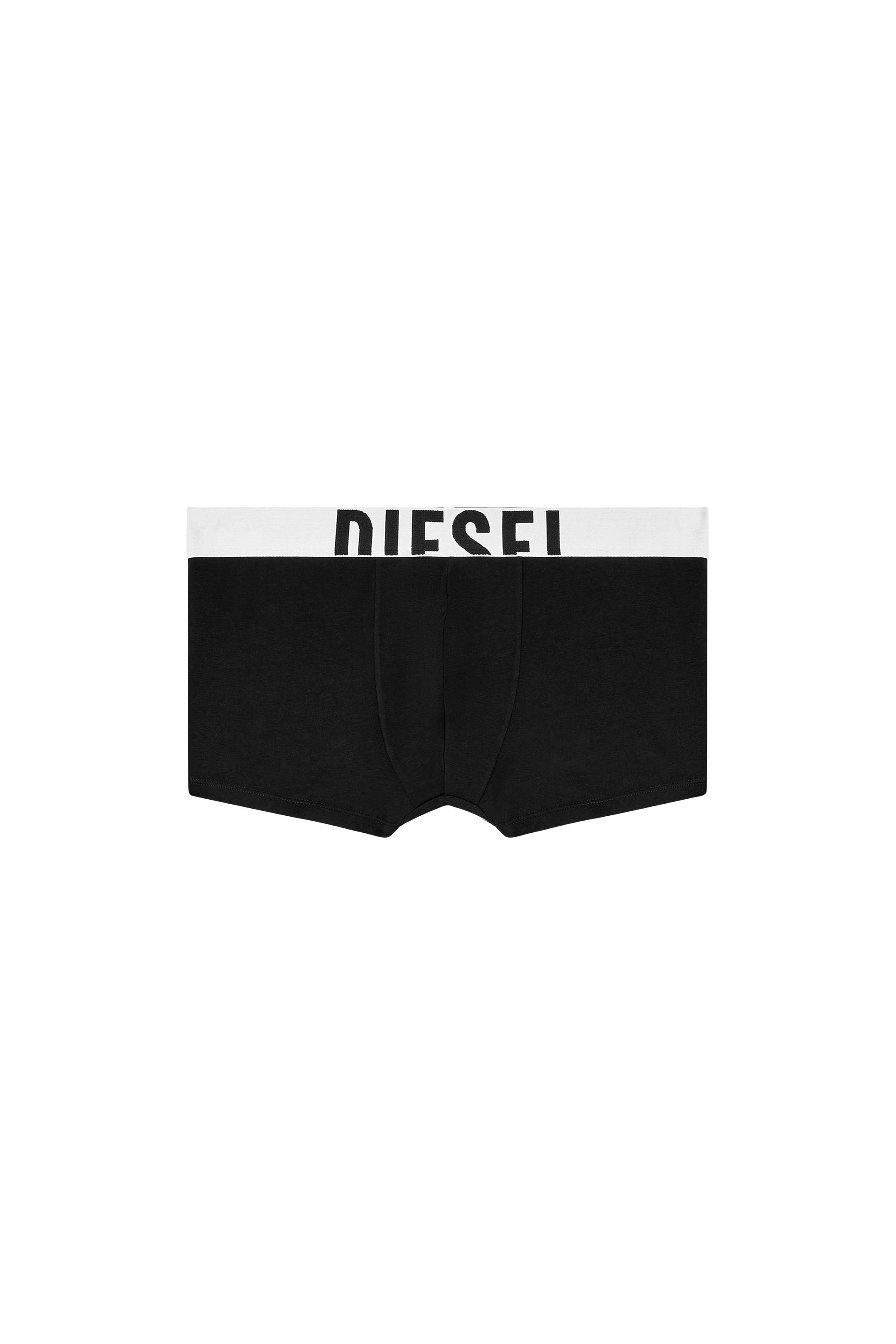 Diesel - DAMIEN-D-POP-40, Male's Boxer briefs with acid rain print in ブラック/ホワイト - 2