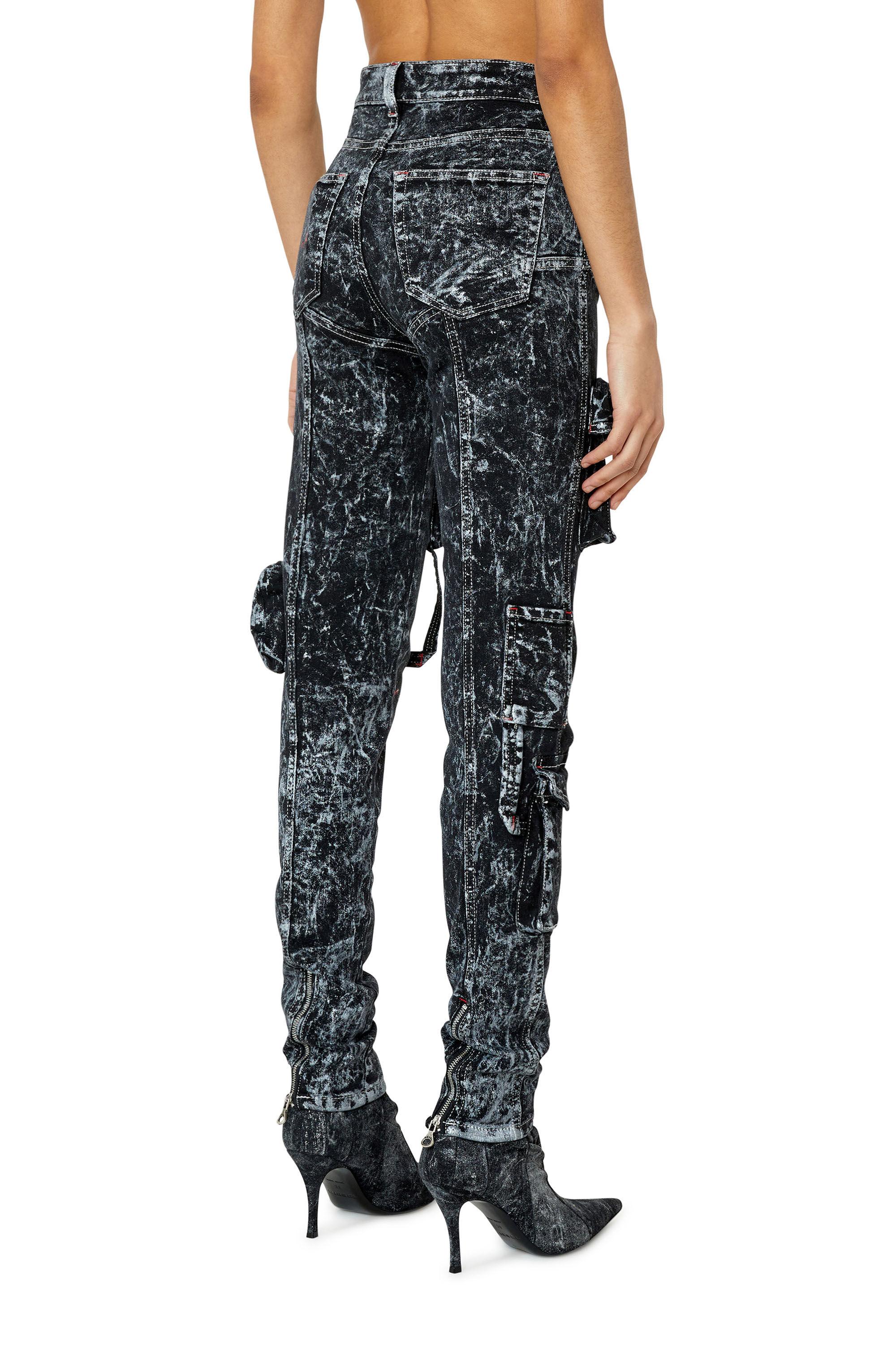 Diesel ウィメンズ デニム 1984 SLANDY-HIGH-PK スキニー ライト