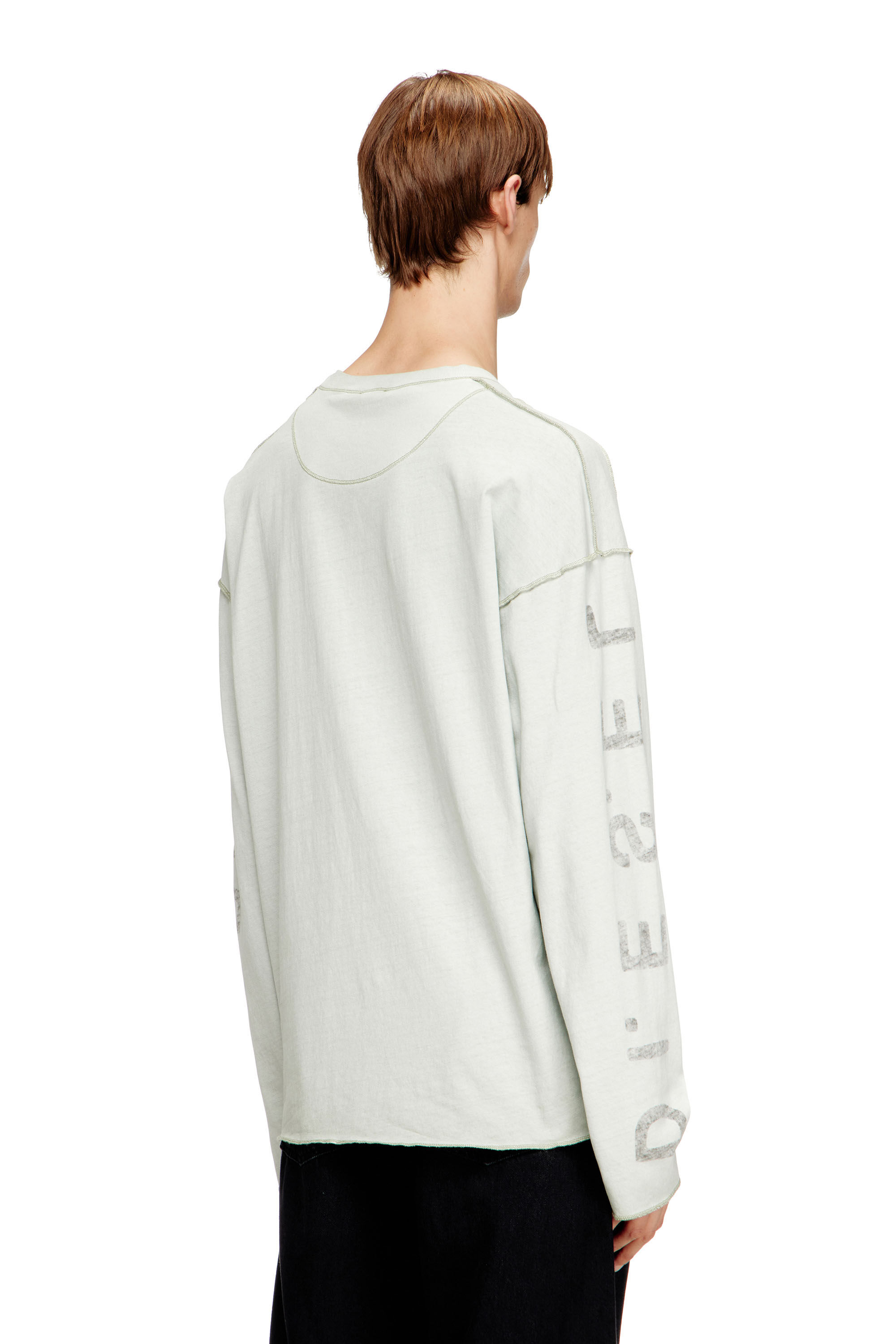 T-LOOK-LS 長袖Tシャツ｜グレー｜メンズ｜DIESEL