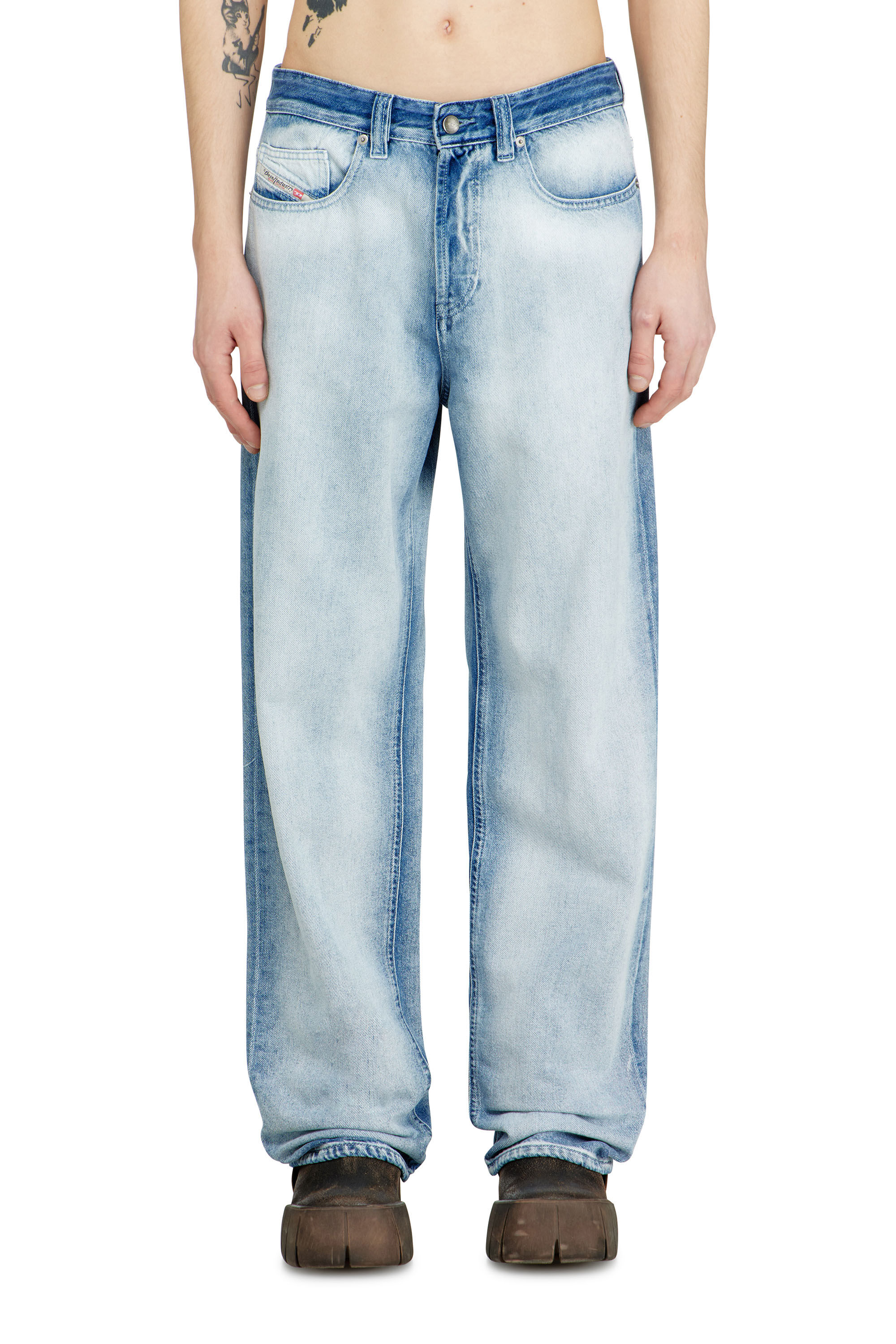Relaxed Jeans ローウエスト 2001 D-Macro | ライトブルー | メンズ