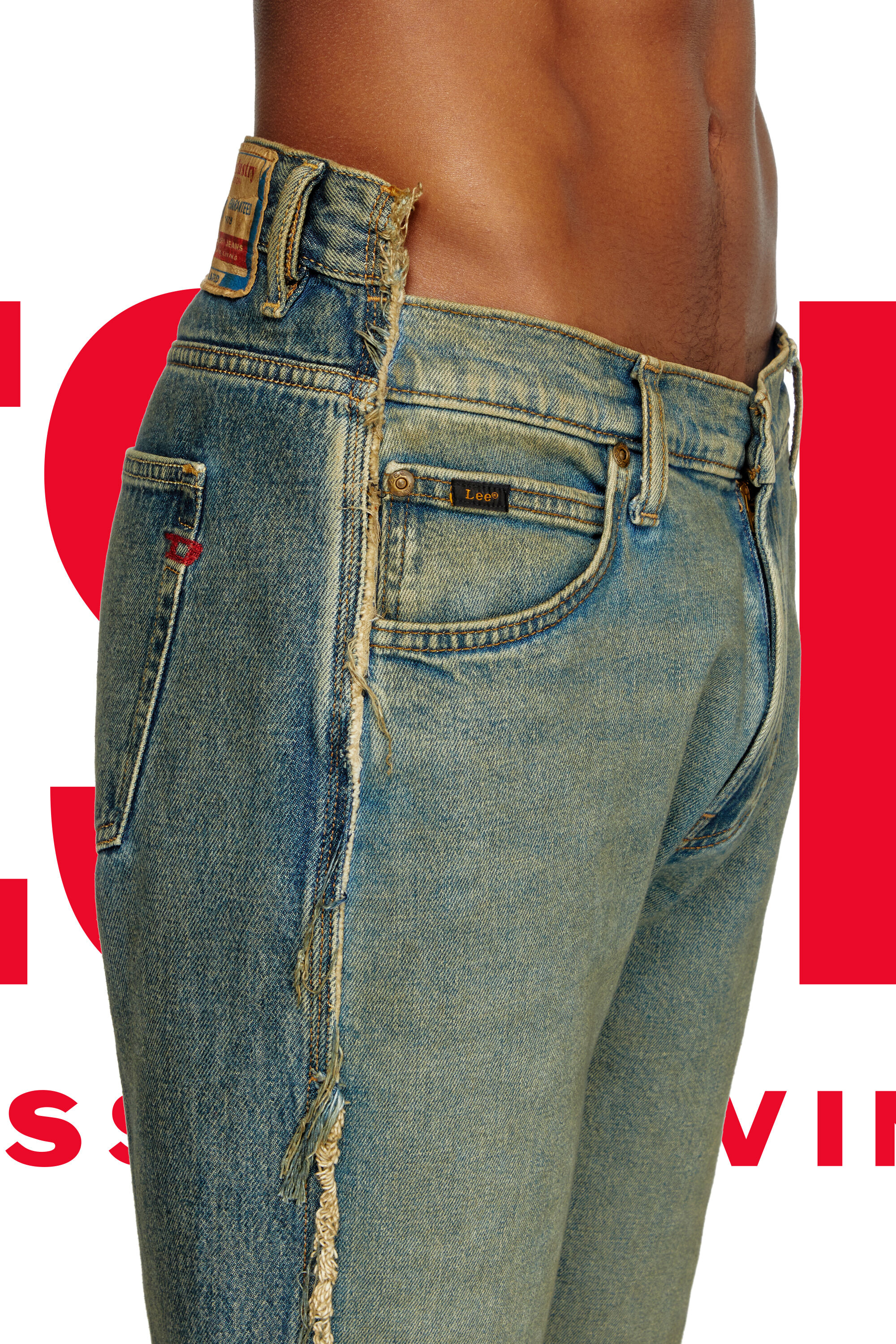 Diesel - Male's Regular Jeans Dieseloves 04 09M98, ダークブルー - 2