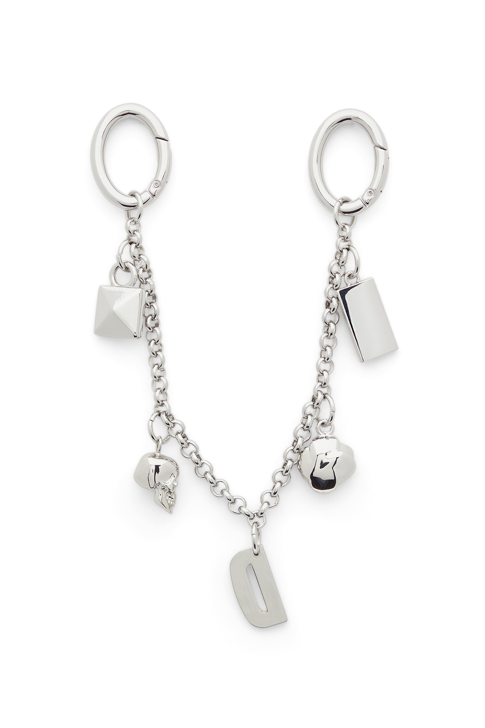 Diesel - CHAIN-D II S, Female's チェーンチャーム in シルバー - 2