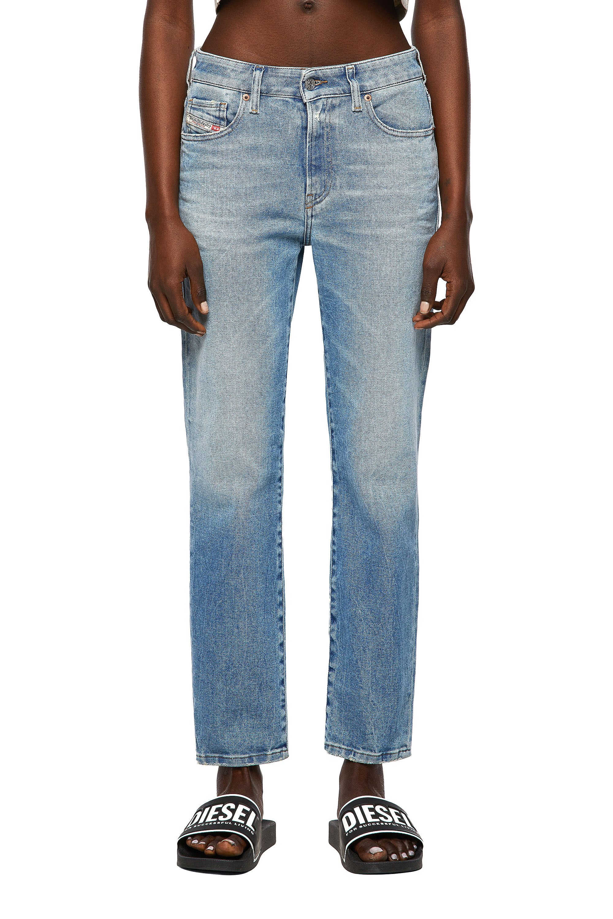 Diesel - D-Joy 09A07 Tapered Jeans, ライトブルー - Image 3