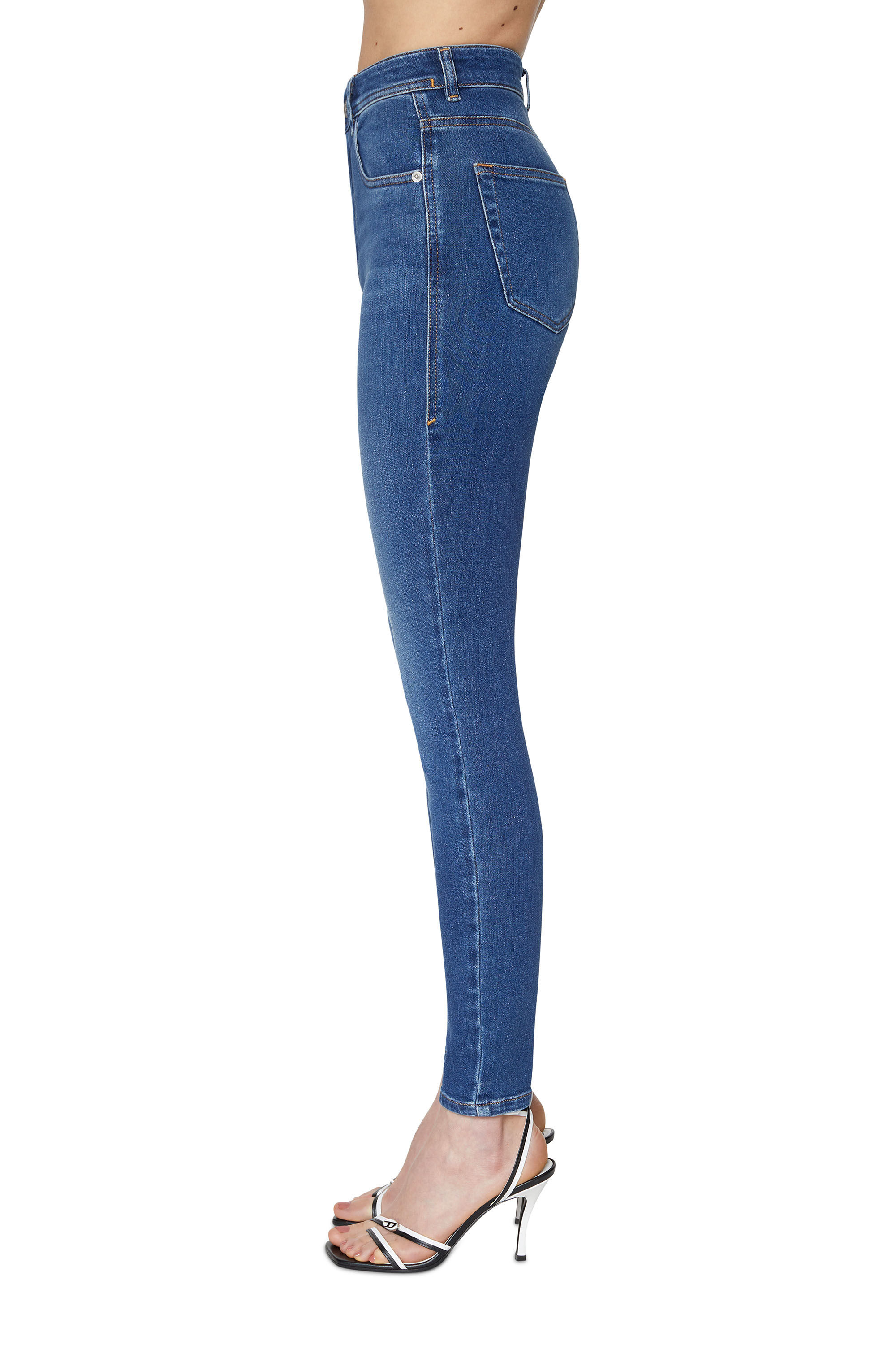 Diesel - Super skinny Jeans 1984 Slandy-High 09C21, ミディアムブルー - Image 6