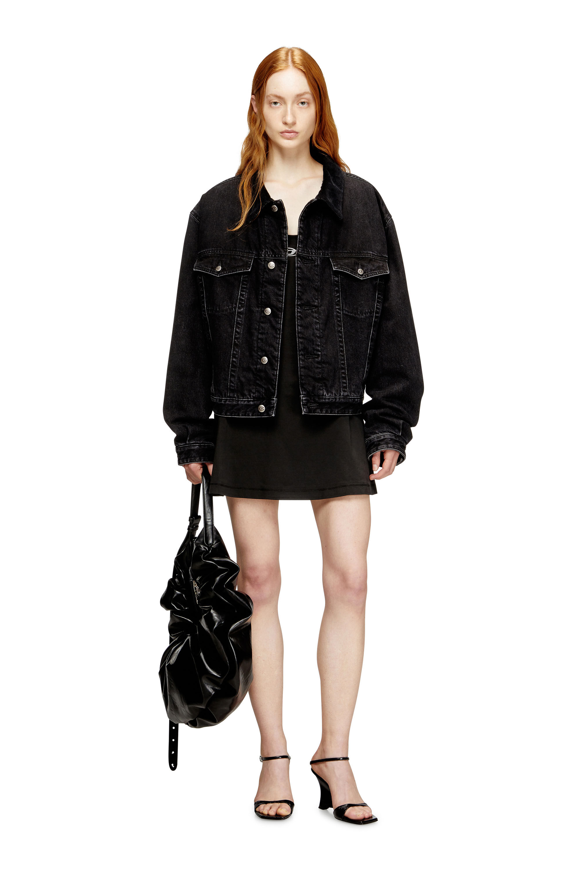 Diesel - D-NEWHOP-OD, Female's カットソードレス in ブラック - 1