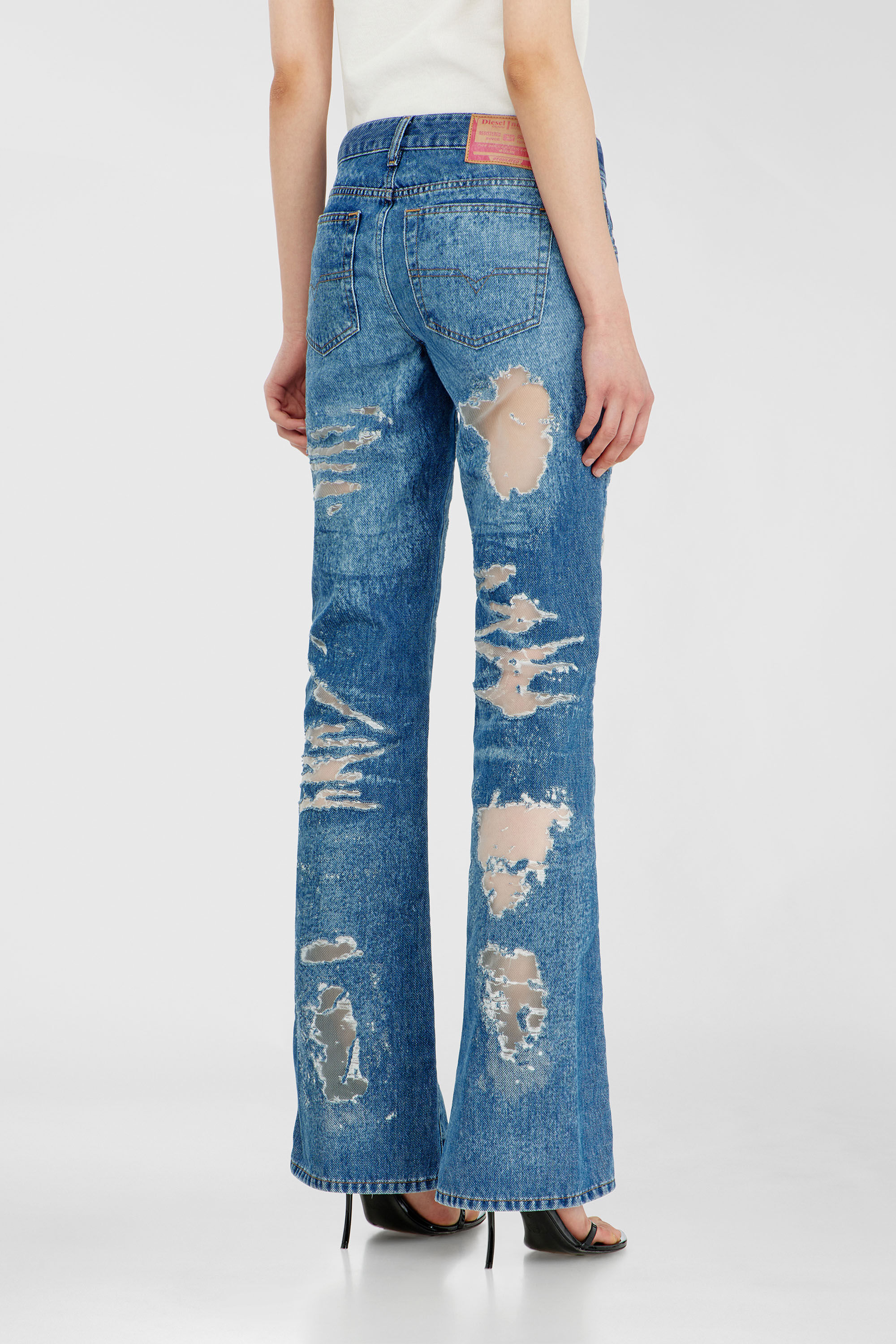 Diesel - Female's Bootcut Jeans 1969 D-Ebbey 068ZH, ミディアムブルー - 3