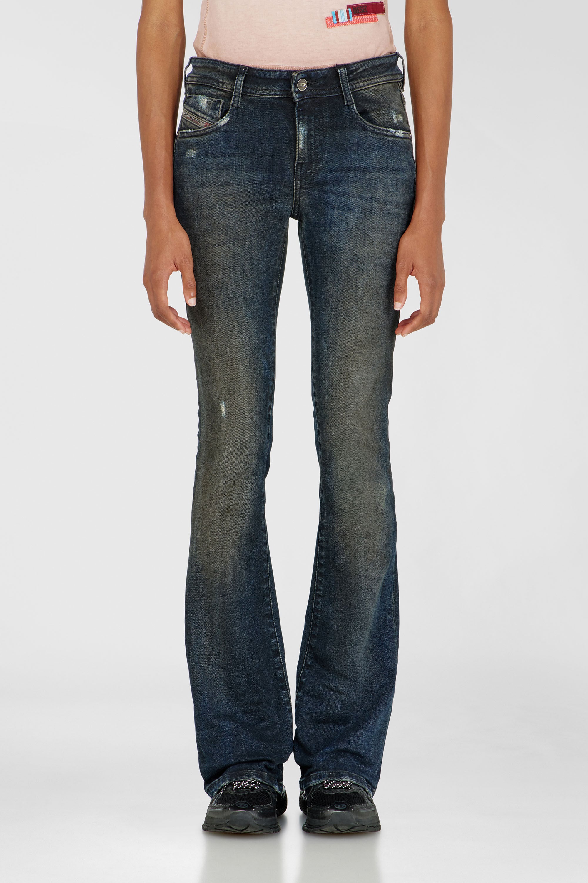 Diesel - Female's Bootcut Jeans 1969 D-Ebbey 09P69, ダークブルー - 4