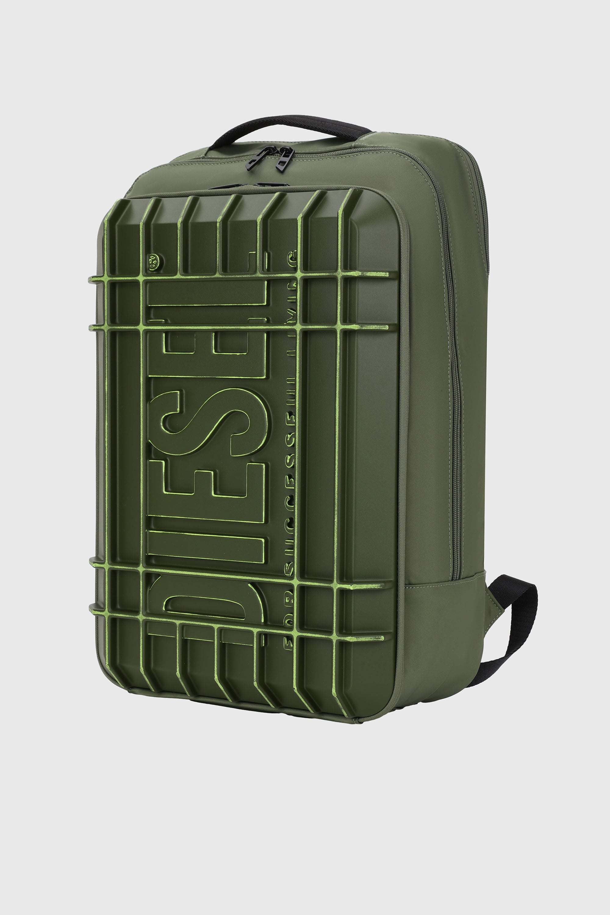 Diesel - DIESEL PC STRONG IMAGE BACKPACK- DSB005, Unisex's Rugged travel backpack in ミリタリーグリーン - 5