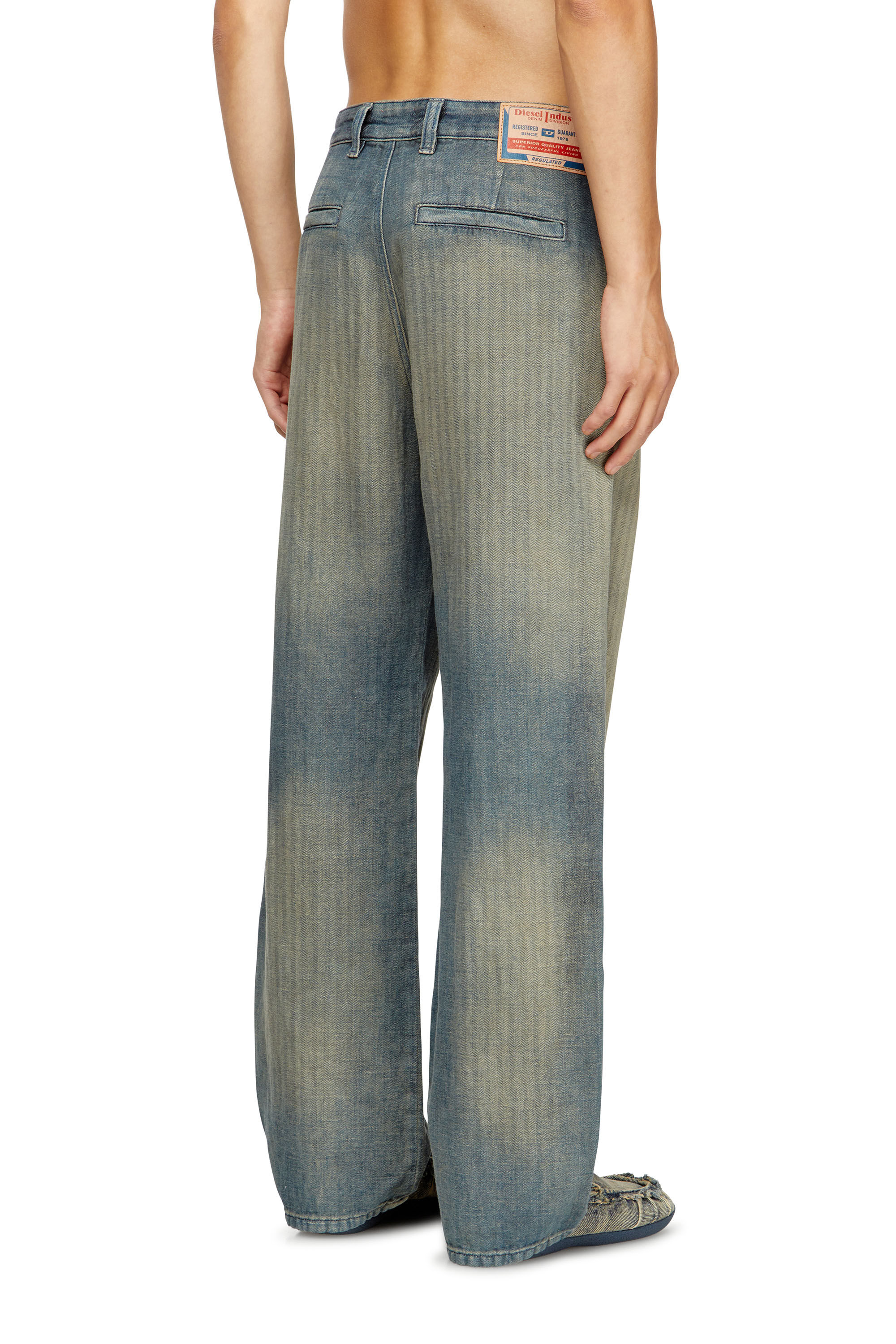 レギュラー Jeans - D-Phant-chino | ミディアムブルー | ウィメンズ