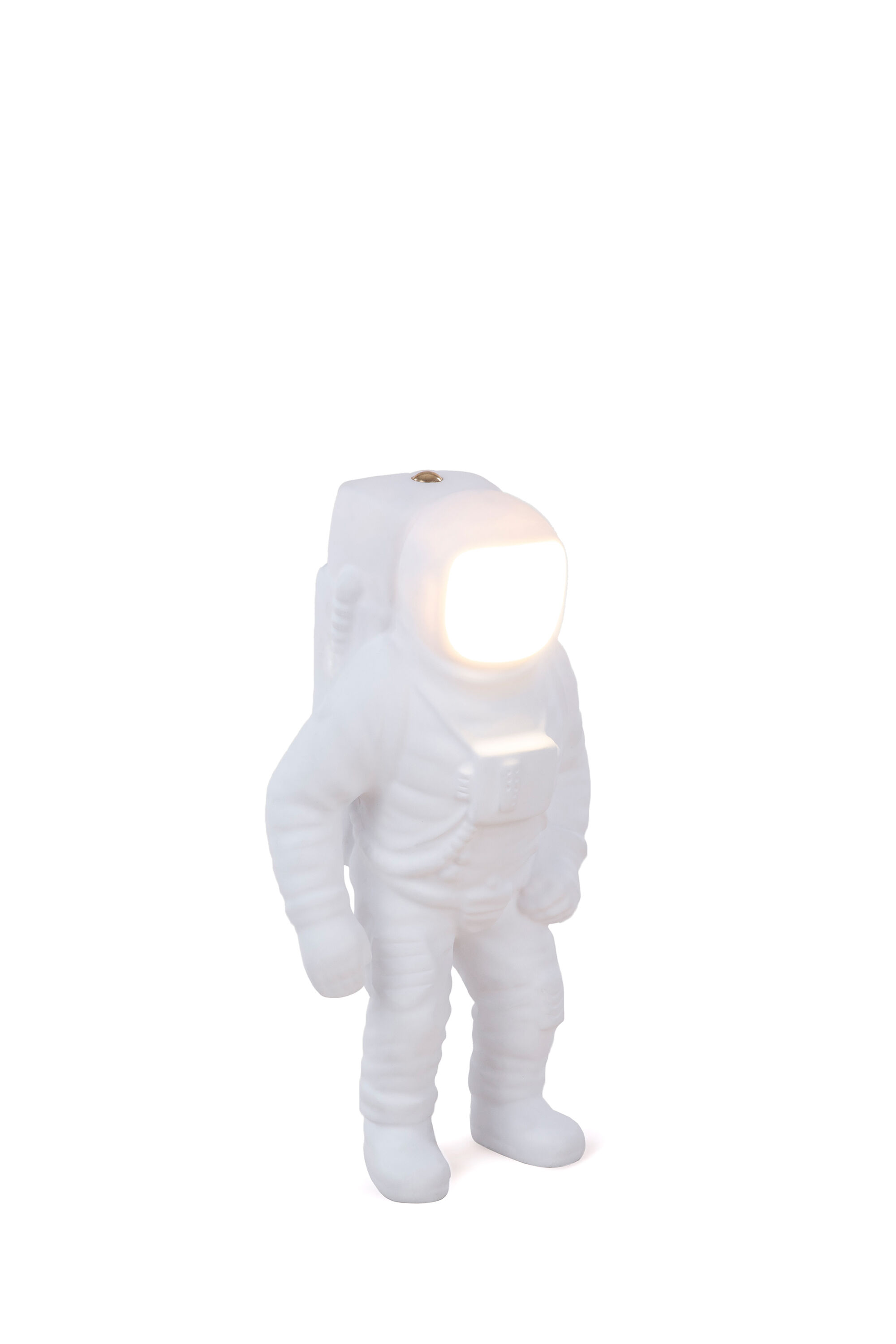 Diesel - 10939COSMIC FLASHING, Unisex's Resin rechargeable led table lamp "Cosmic-flashing starman" in ホワイト - 3