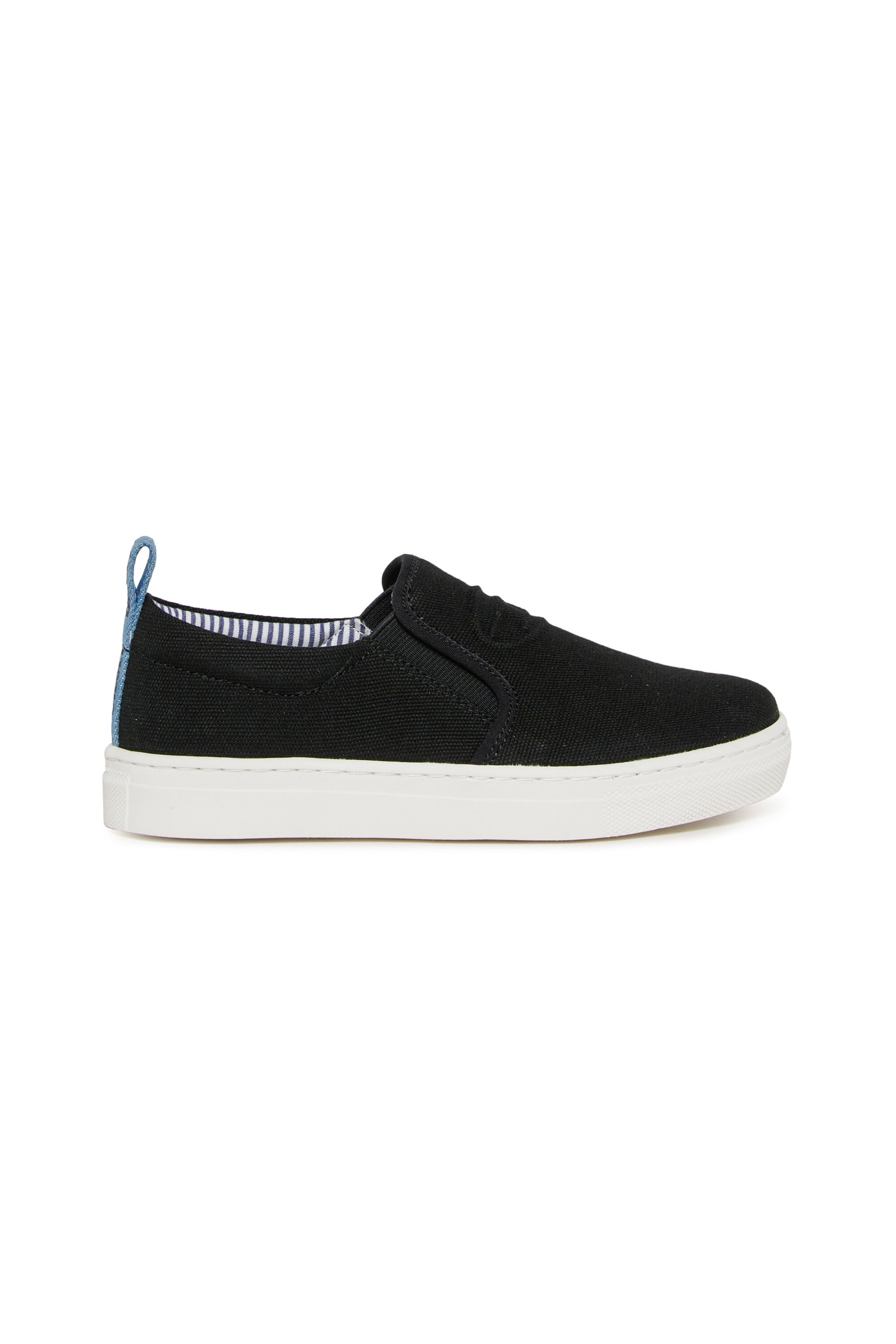 Diesel - S-SLIPGAB, Unisex's S-SLIPGAB-Slip-on sneakers in cotton in ブラック - 1