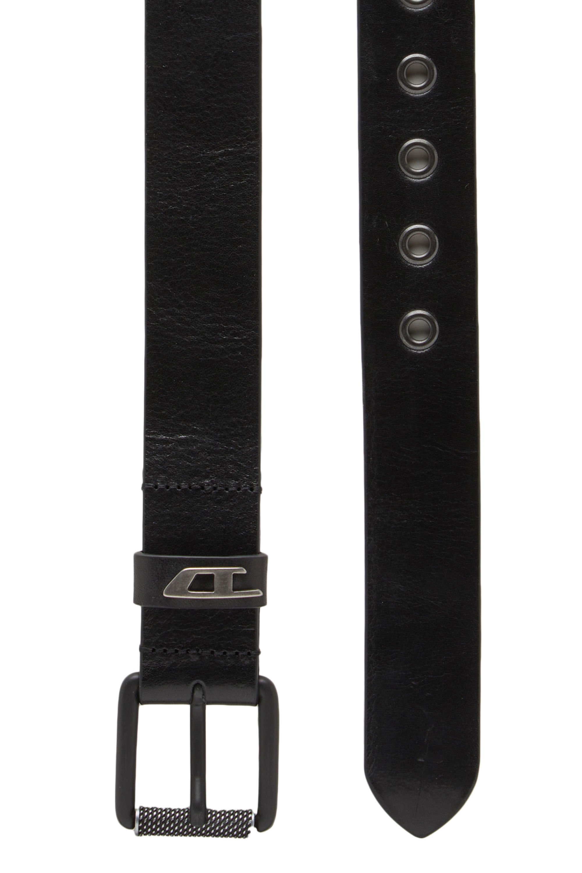 Diesel - B-DAVE II, Male's カウレザー ベルト in ブラック - 2