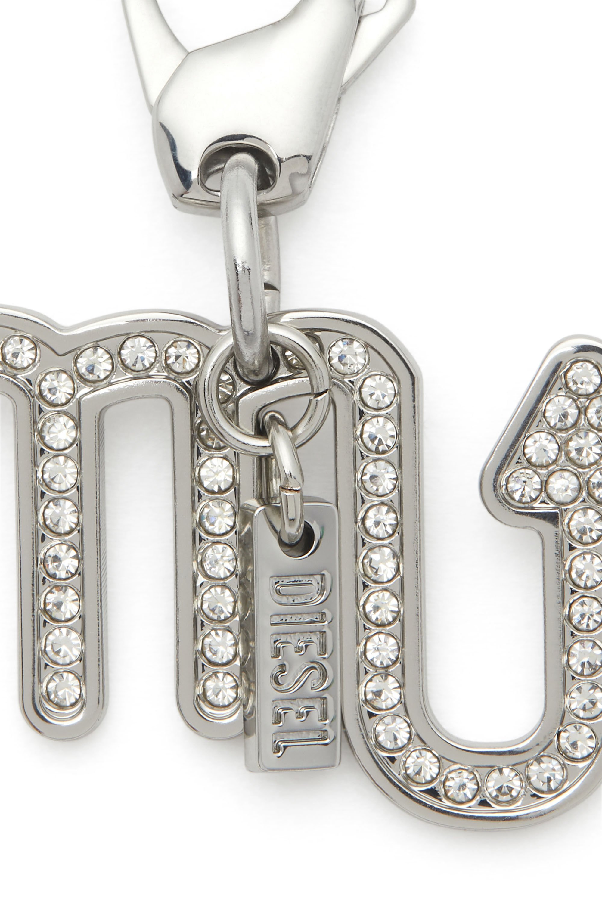 Diesel - CHARM SCORPIO, Unisex's Metal Scorpio charm with rhinestones in シルバー - 2