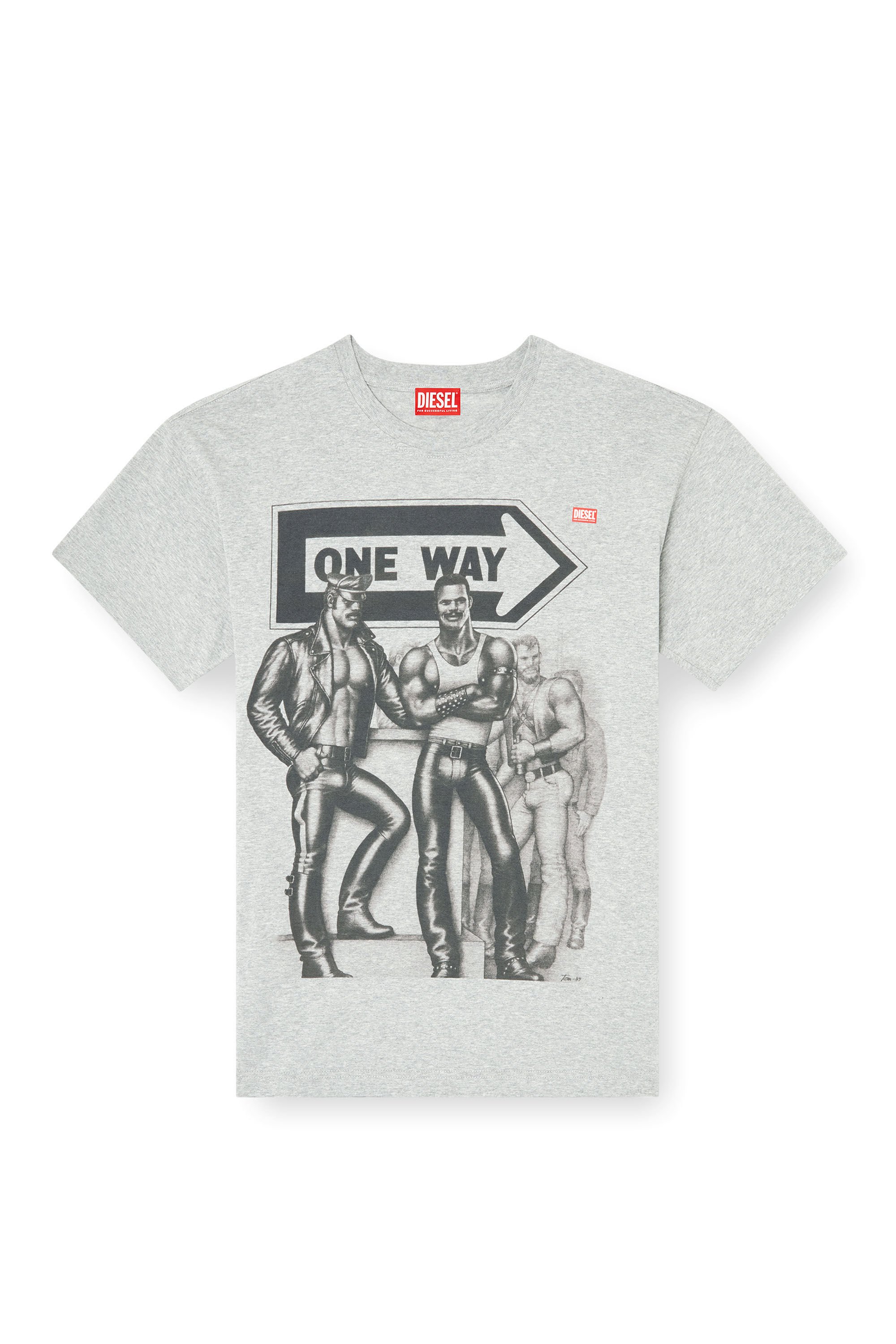 Diesel - PR-T-NORM-TOM25, Unisex's T-shirt with graphic print in グレー - 2