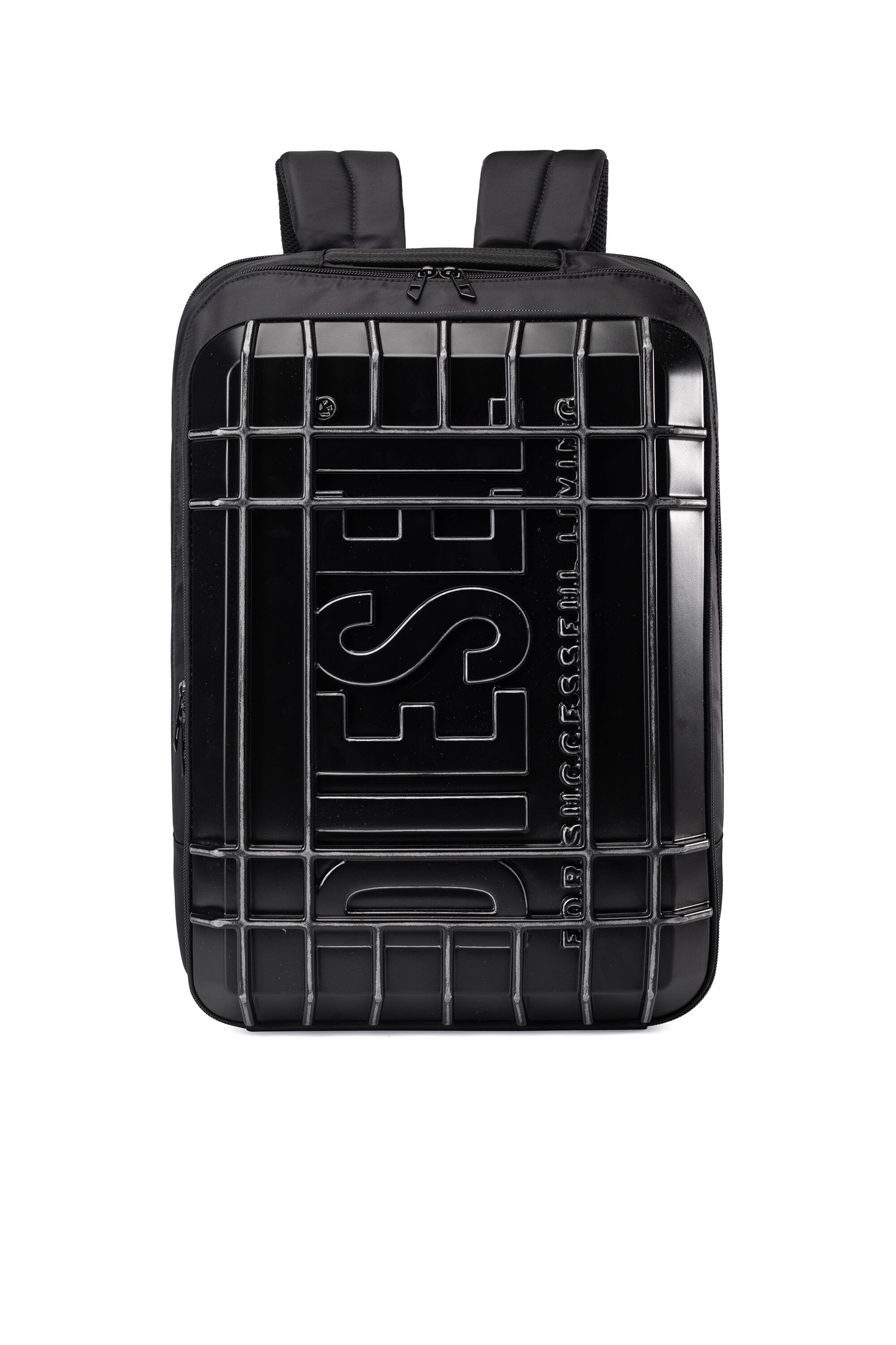 Diesel - DIESEL PC STRONG IMAGE BACKPACK- DSB005, Unisex's Rugged travel backpack in ブラック - 2