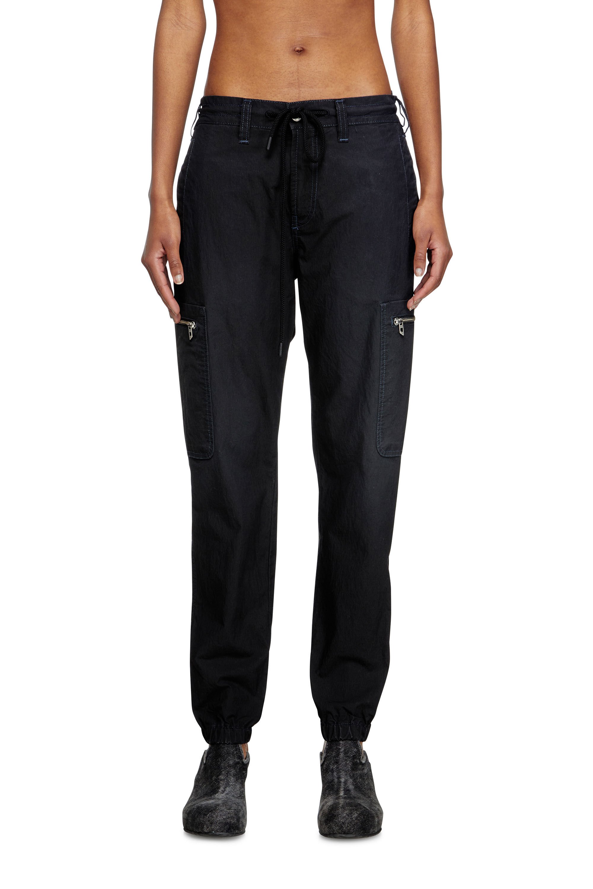 スリム D-Lab JoggJeans® | ブラック/ ダークグレー