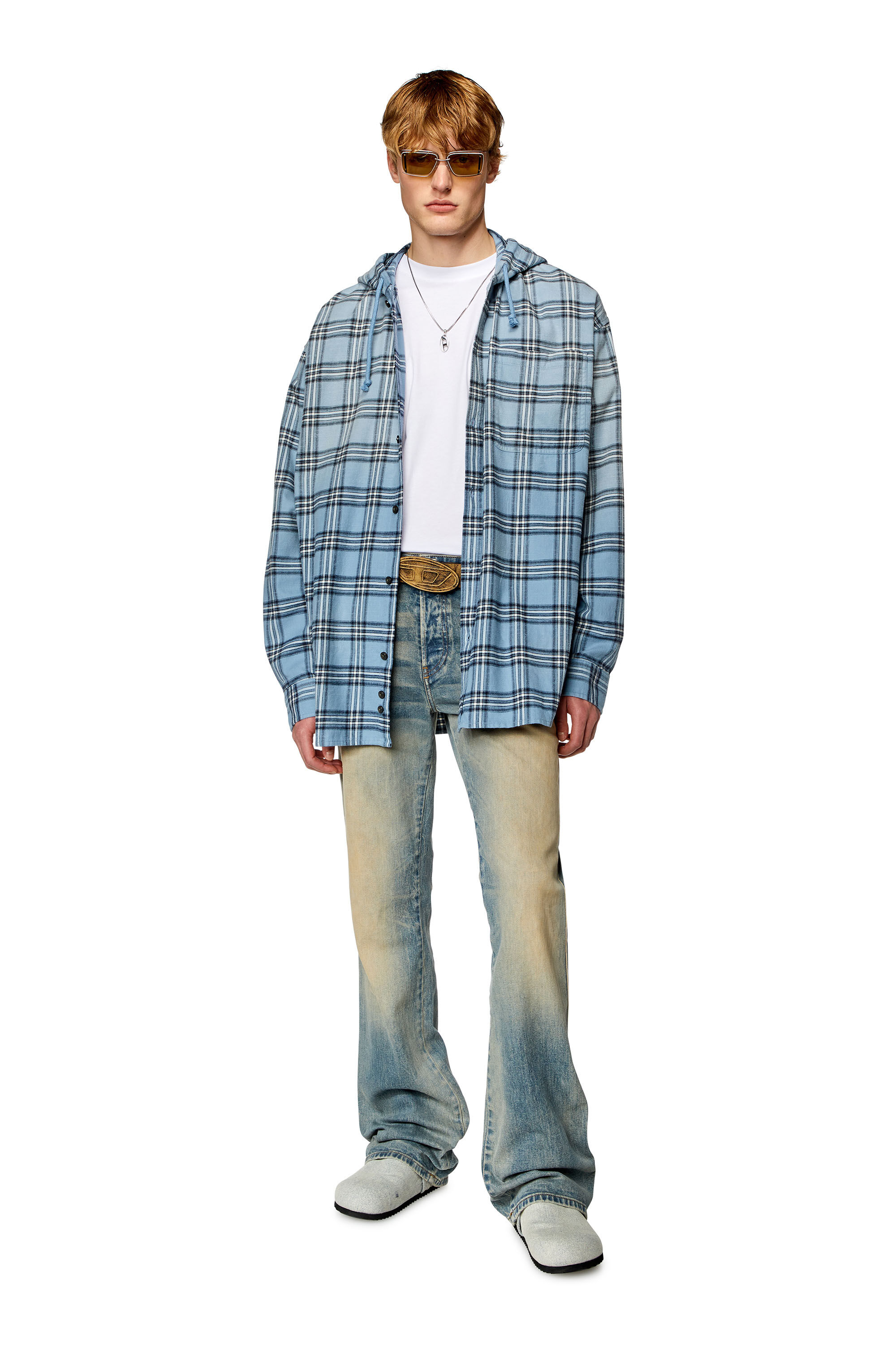 S-DEWNY-HOOD シャツ｜マルチカラー｜メンズ｜DIESEL