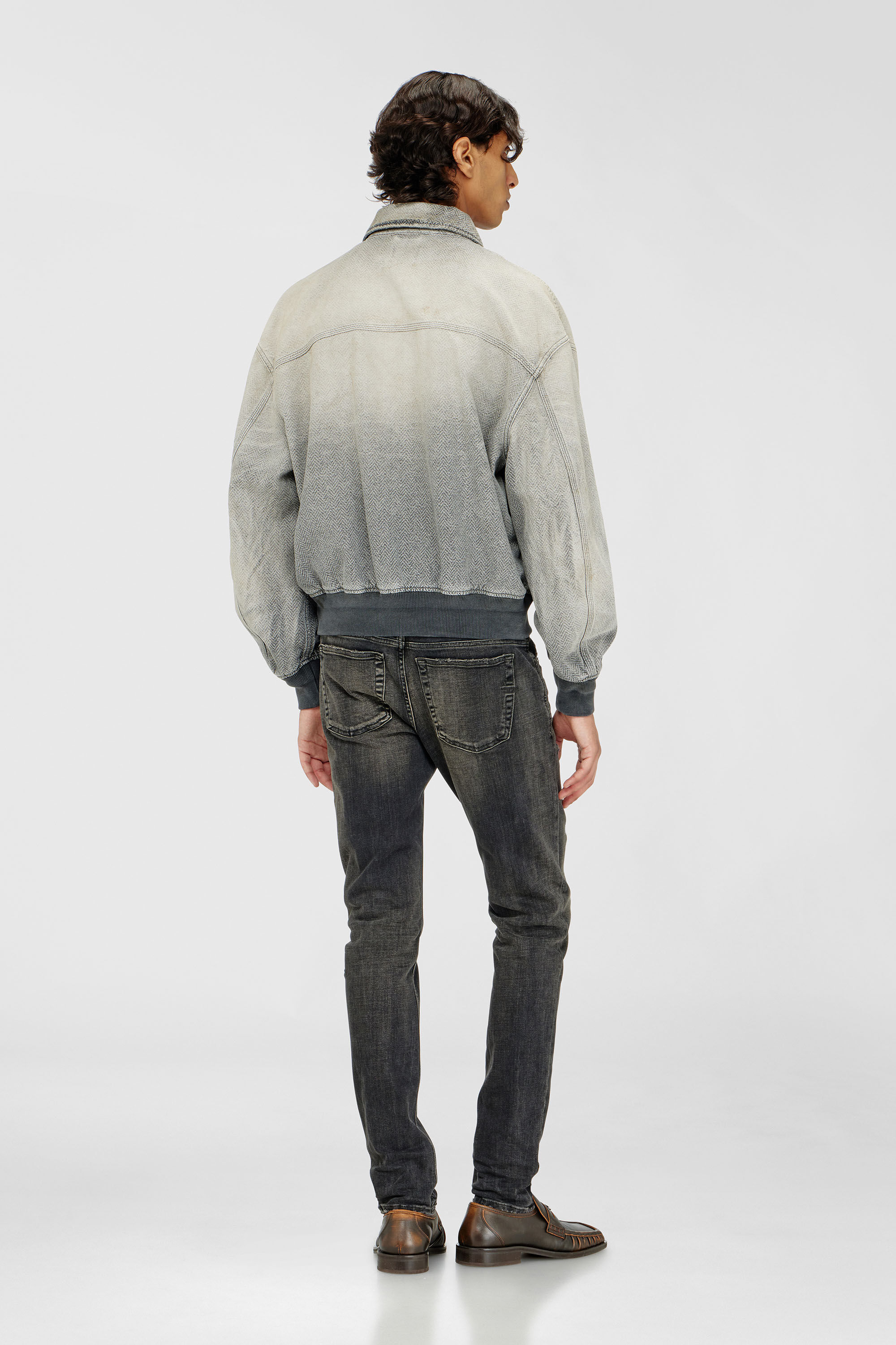 Diesel - Male's Skinny Jeans 1979 Sleenker 09P77, ブラック/ダークグレー - 3