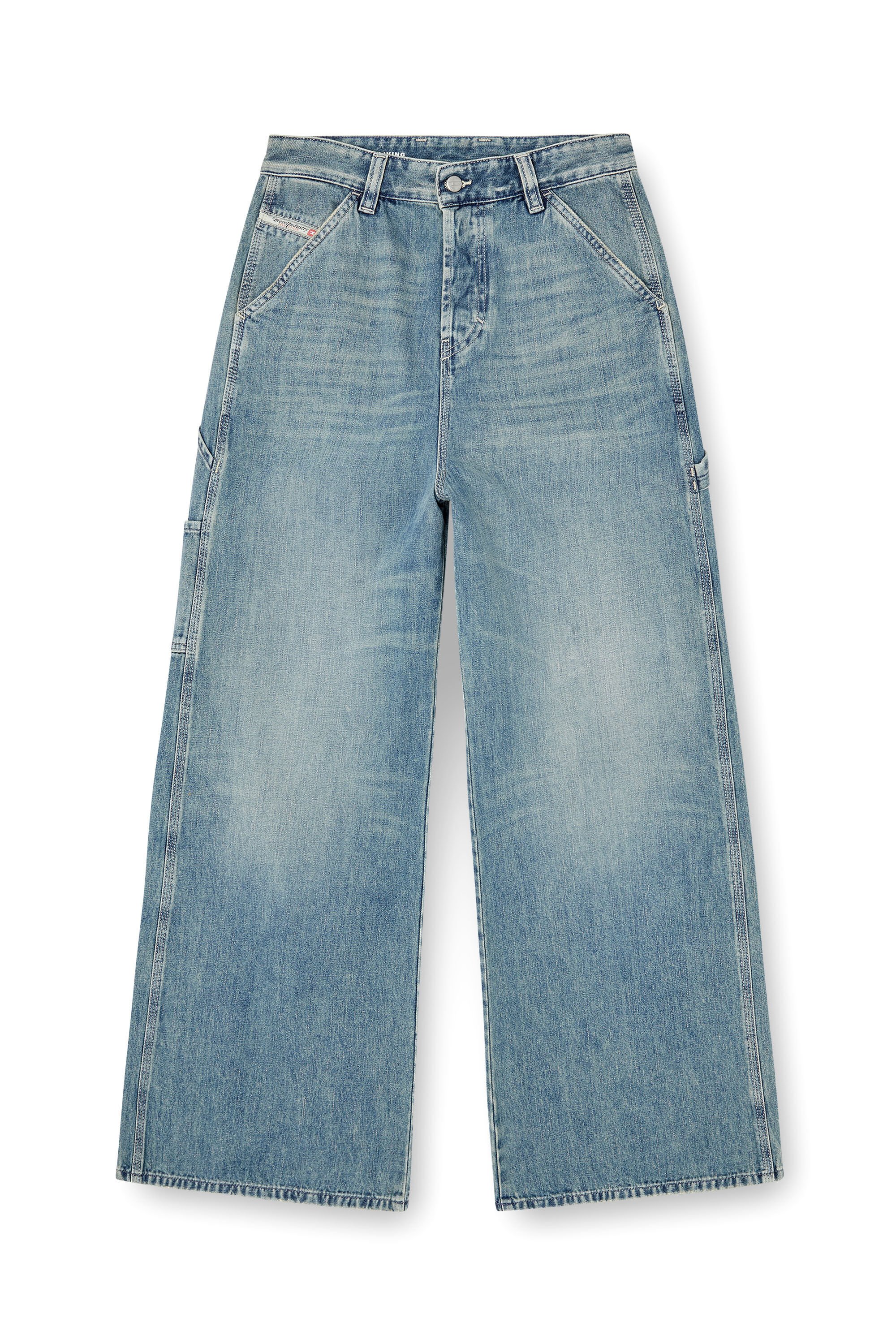 Diesel - Female's Relaxed Jeans 1996 D-Sire 068SK, ライトブルー - 2