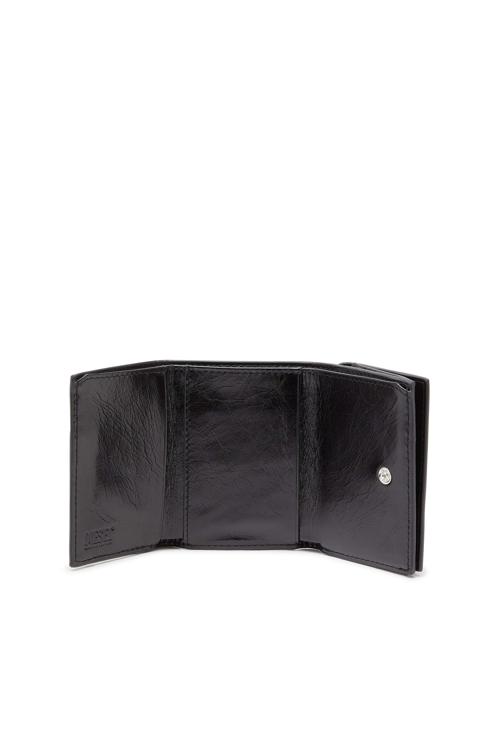 Diesel - TRI FOLD COIN XS II, Female's 三つ折りウォレット in ブラック - 3