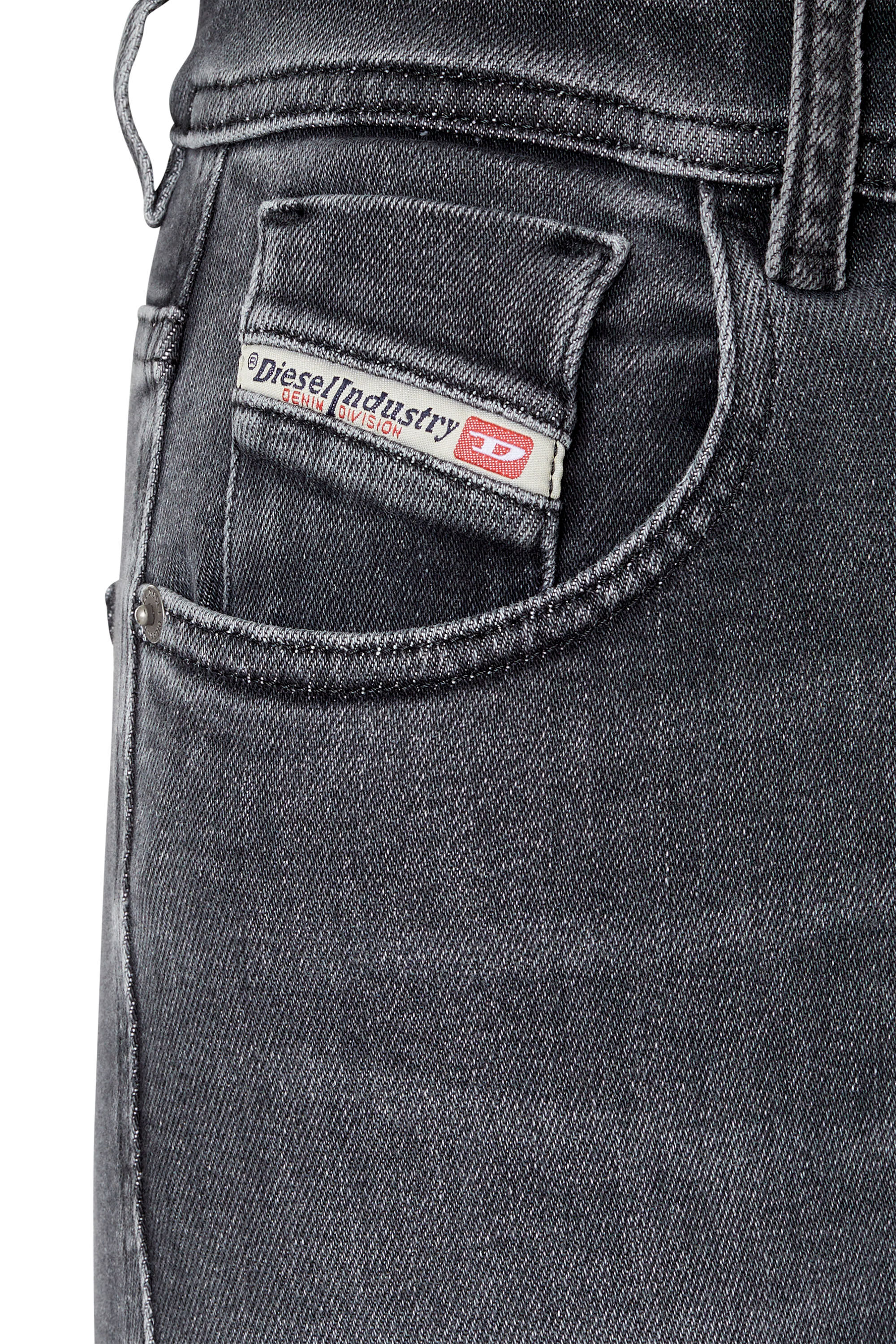 Diesel - Female's Super skinny Jeans 1984 Slandy-High 09D61, ブラック/ダークグレー - 4