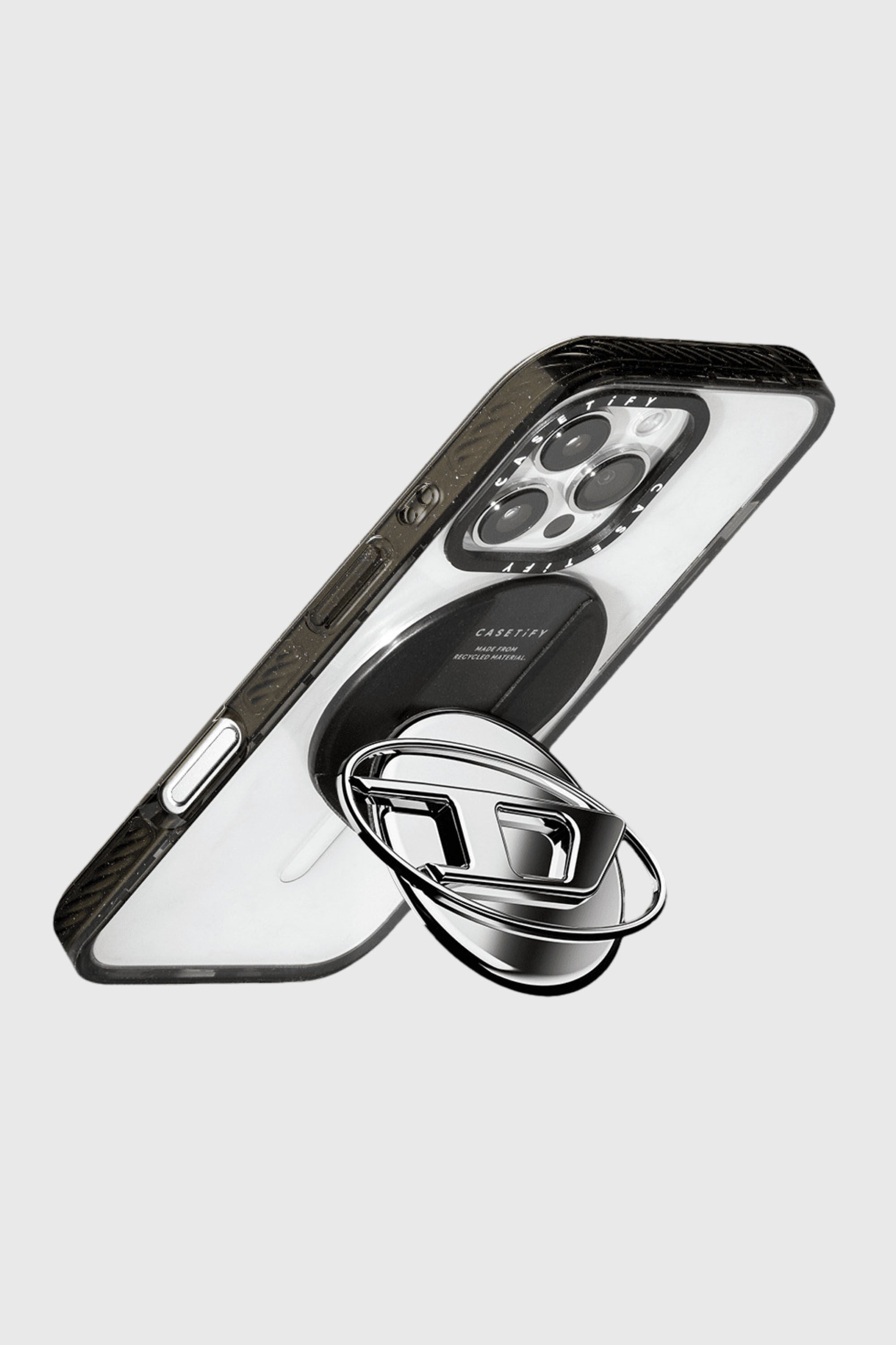 Diesel - 60372 CASETIFY  GRIP STAND, Unisex's UNIVERSAL in シルバー - 3