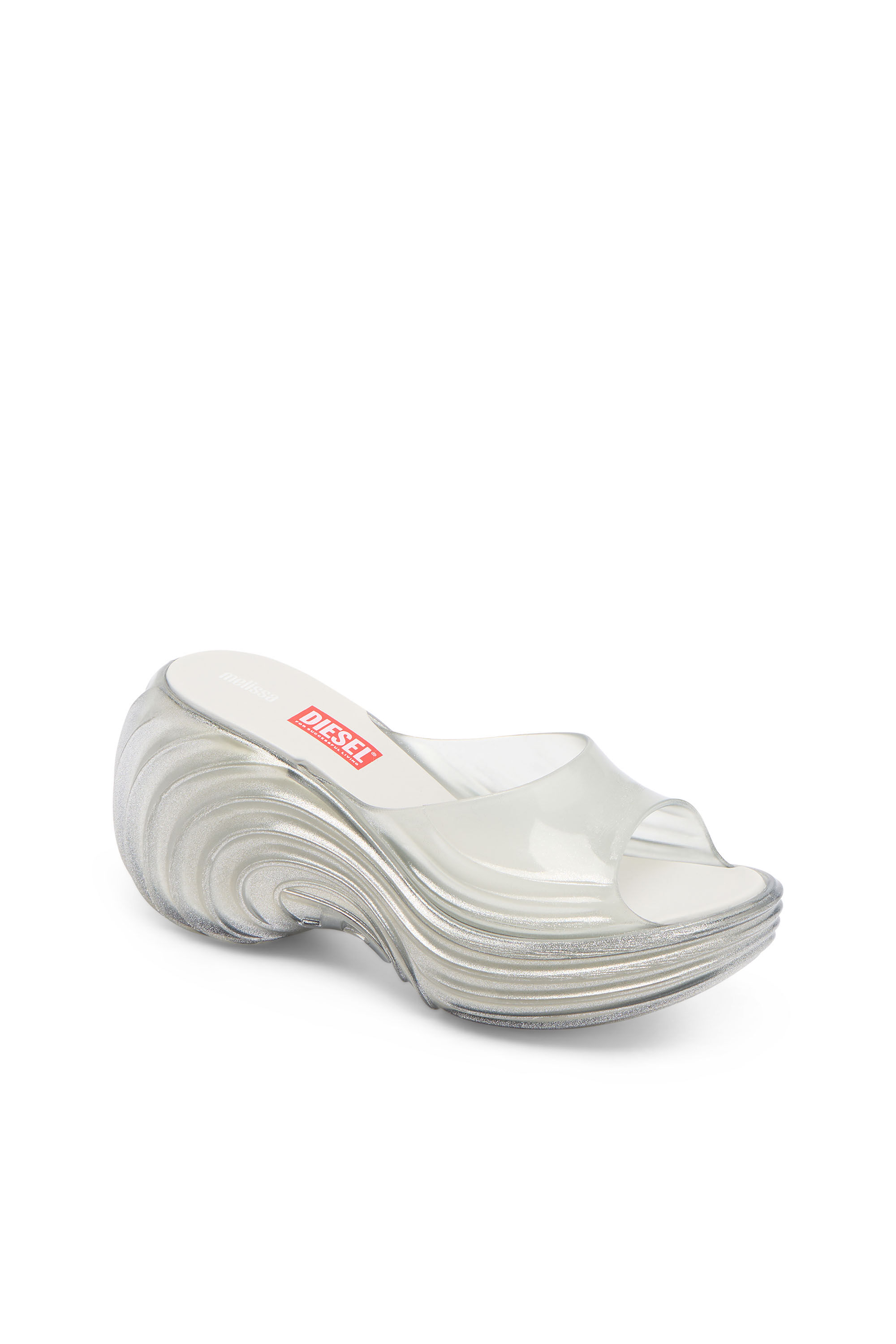 Diesel - MELISSA QUANTUM PLATFORM, Female's サンダル in シルバー - 7