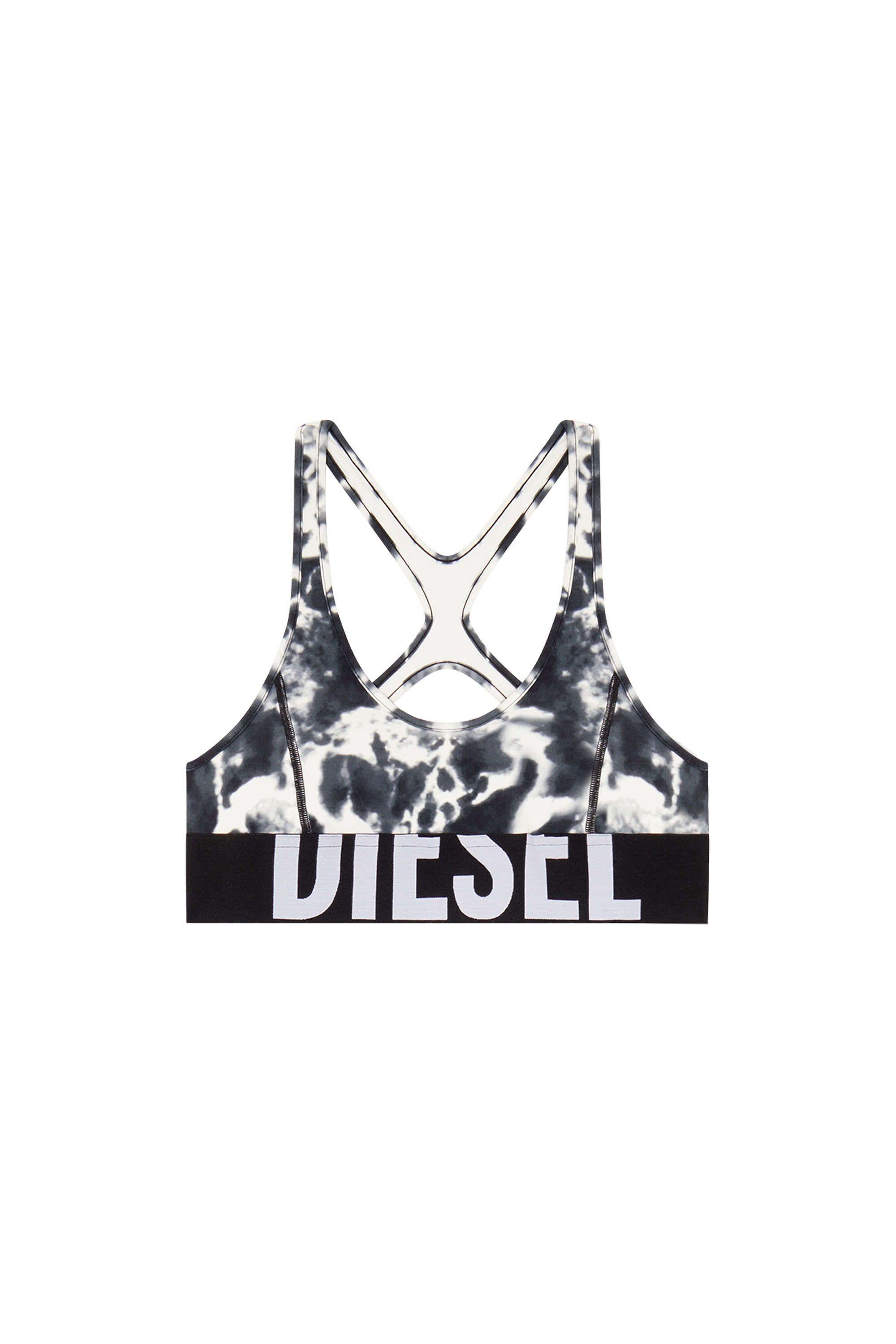 Diesel - ALLISON-D-POP, Female's スポーツブラ in ホワイト/ブラック - 2