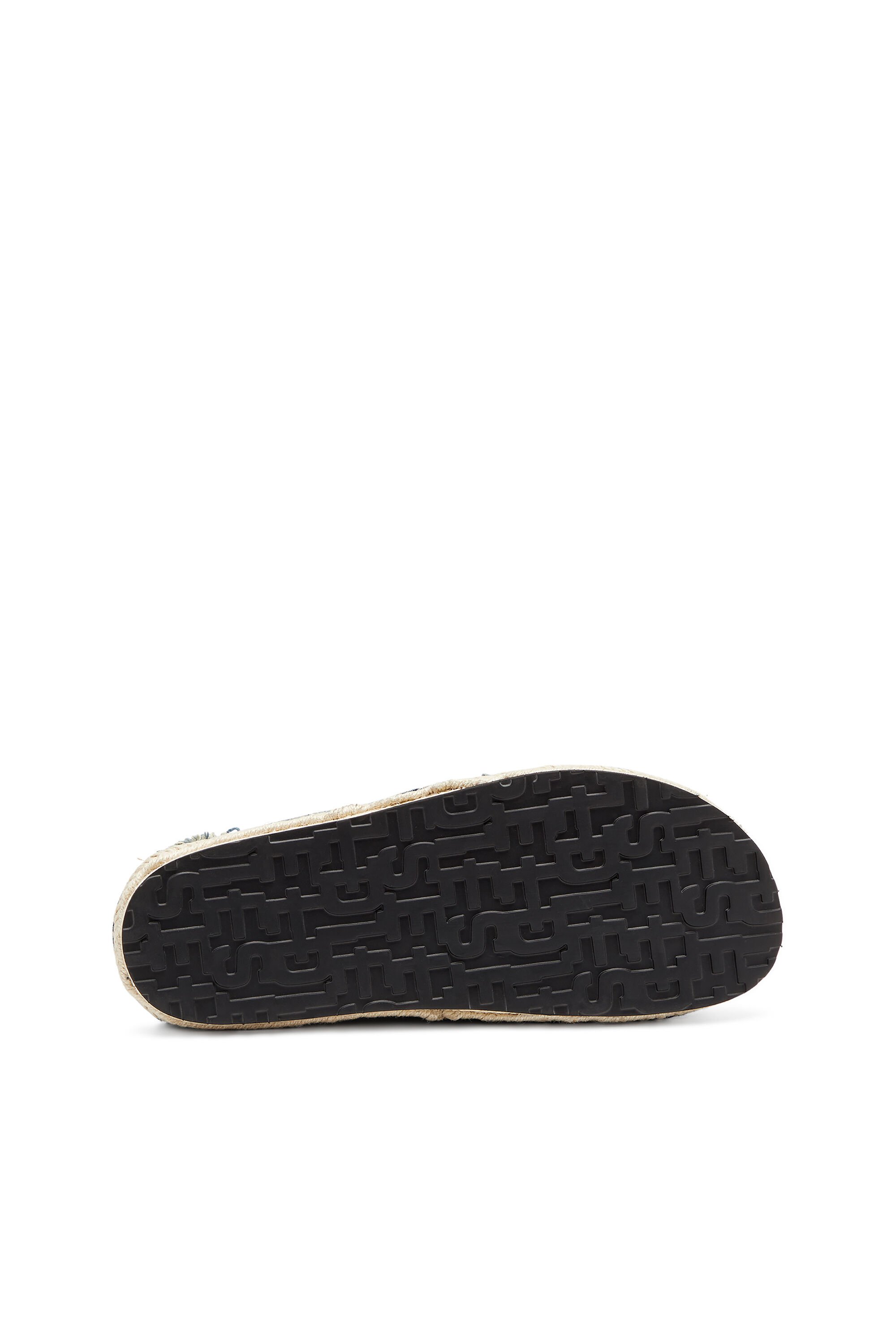 Diesel - D-LUKAS ESP, Male's D-Lukas-Espadrille loafers in distressed denim in ライトブルー - 4
