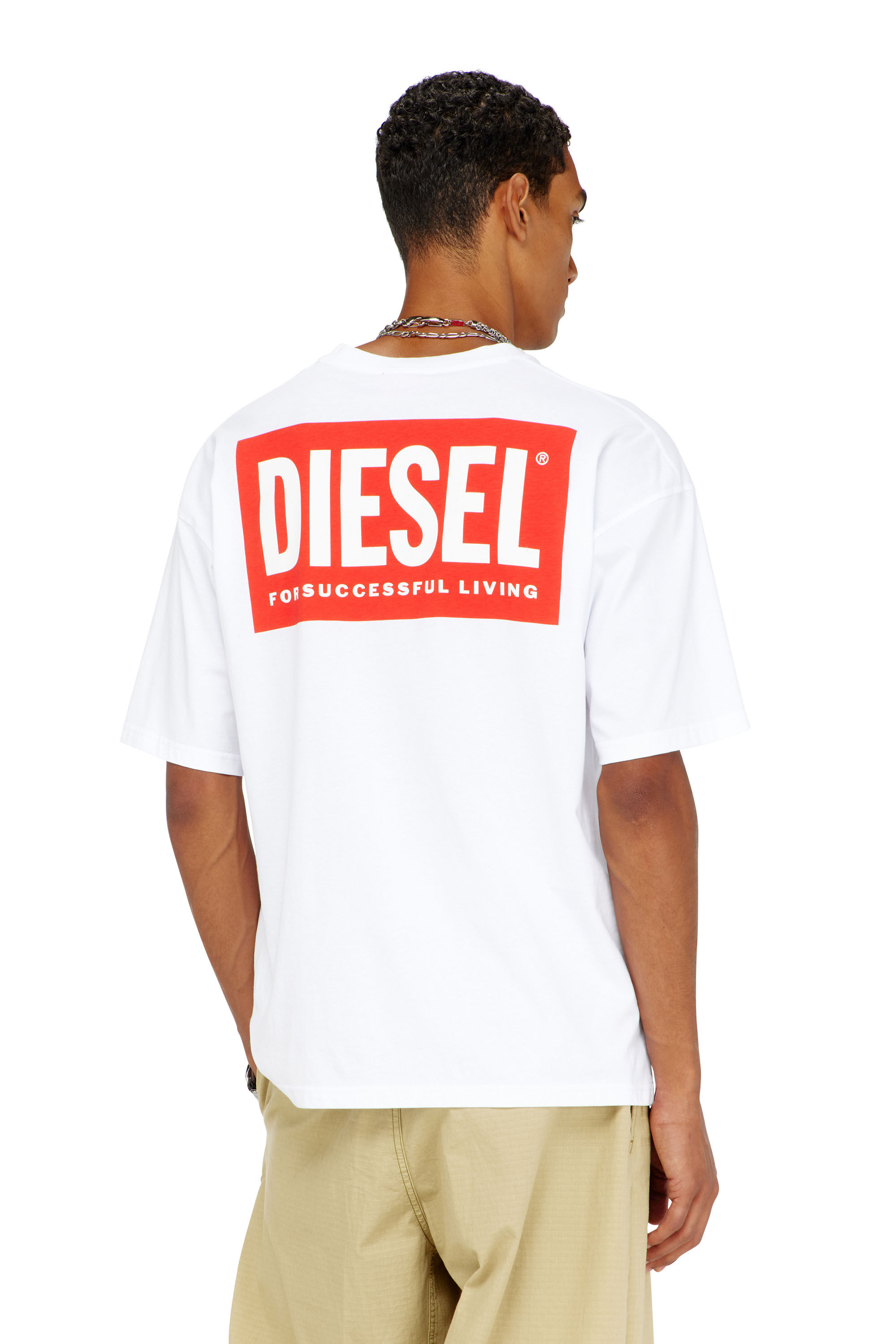 Diesel - T-BOXT-BISK, Male's Tシャツ in ホワイト - 4
