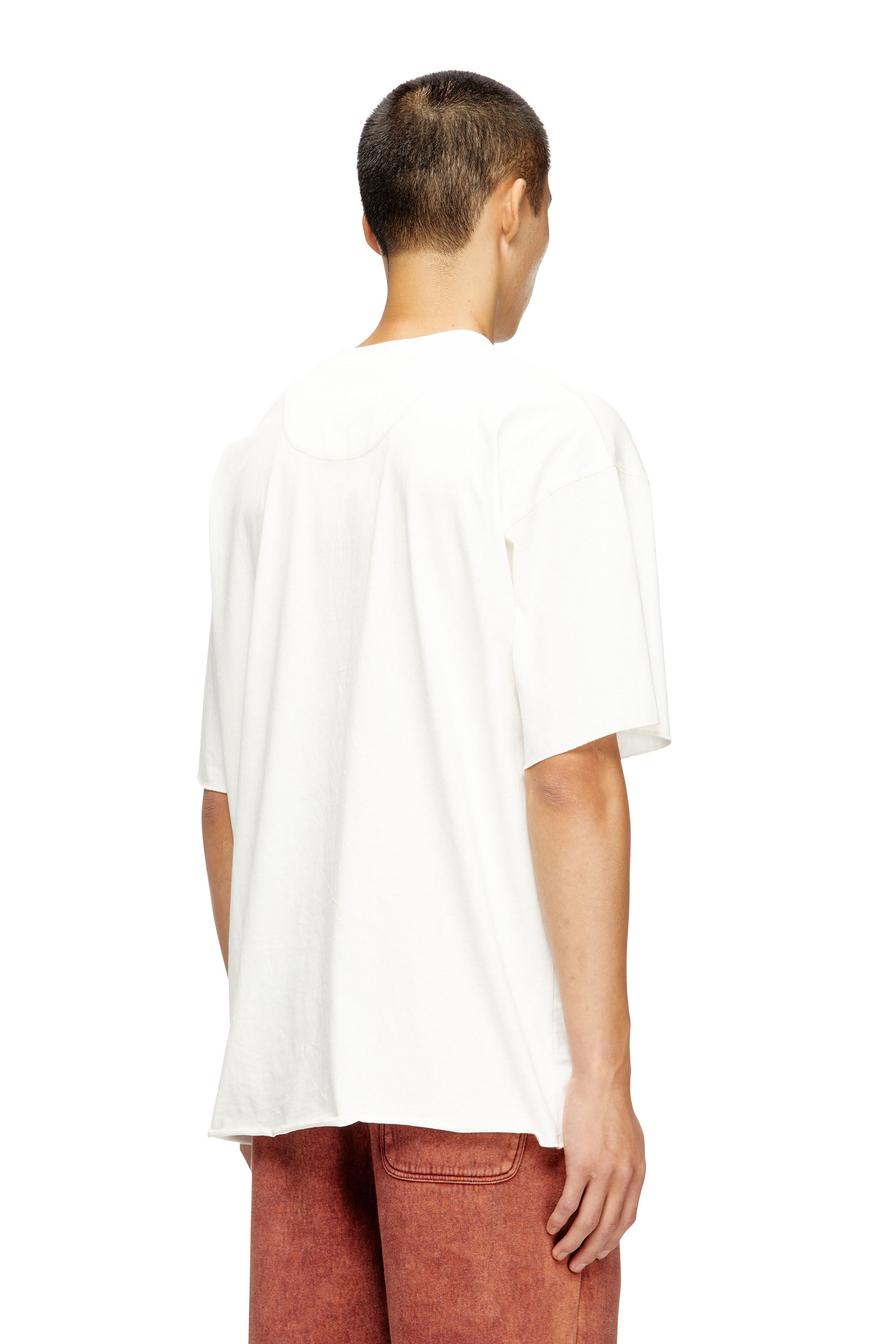 T-CRAHOR-BOXT-T1 Tシャツ｜ホワイト｜メンズ｜DIESEL