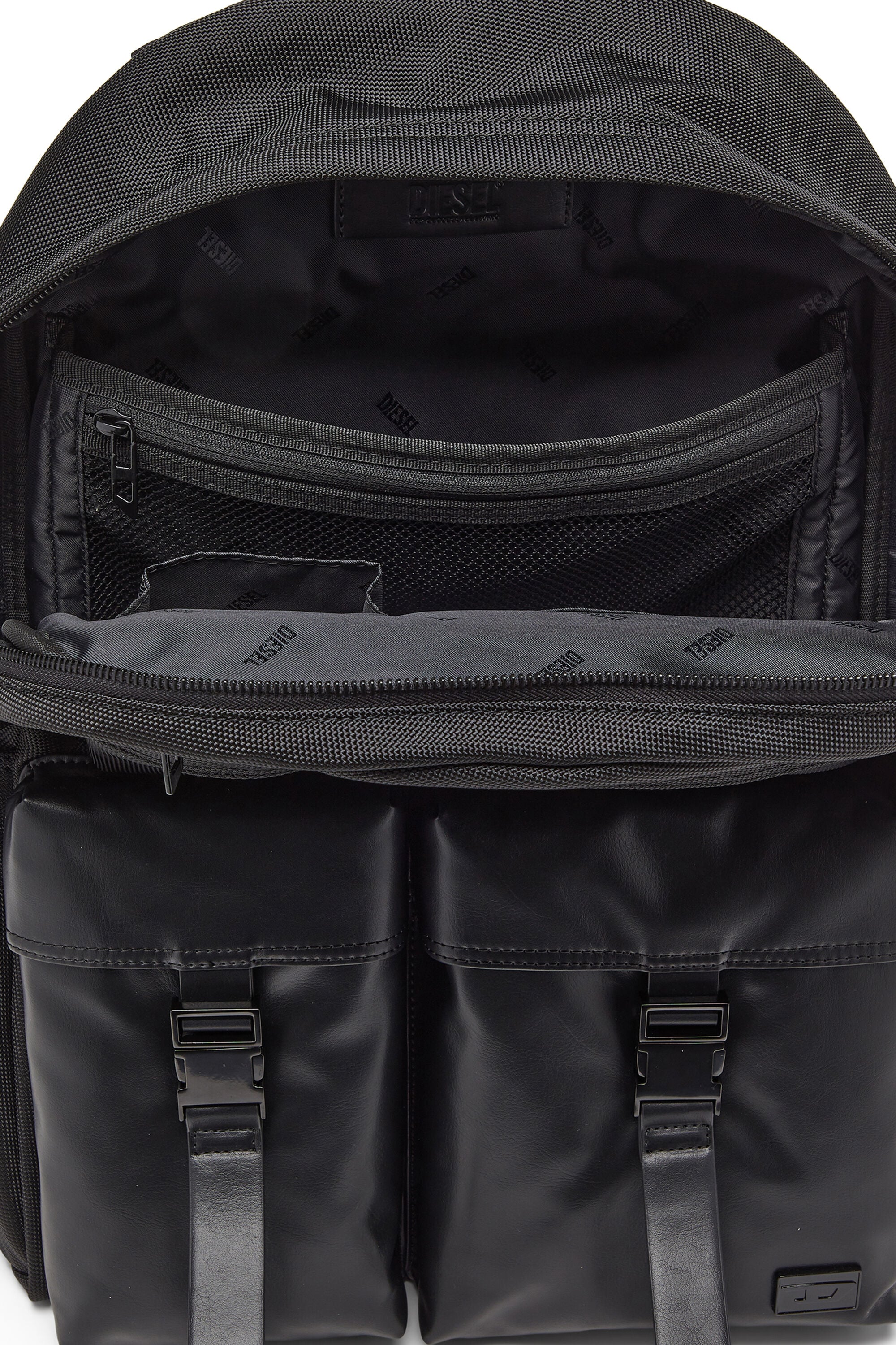 Diesel - MULTI-PKTS BACKPACK X, Unisex's バックパック in ブラック - 4