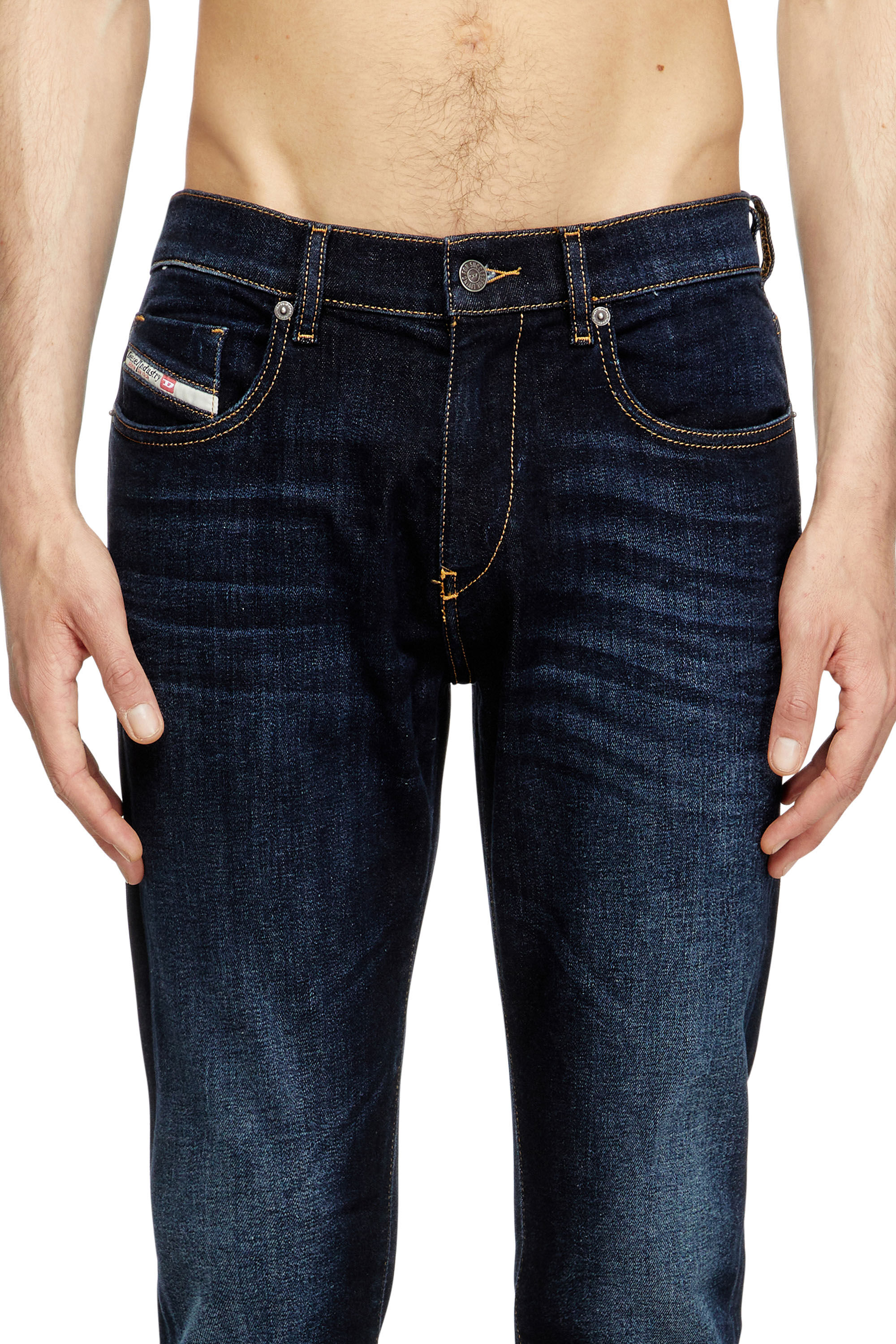 スリム Jeans - 2019 D-Strukt 009zs｜メンズ｜ダークブルー
