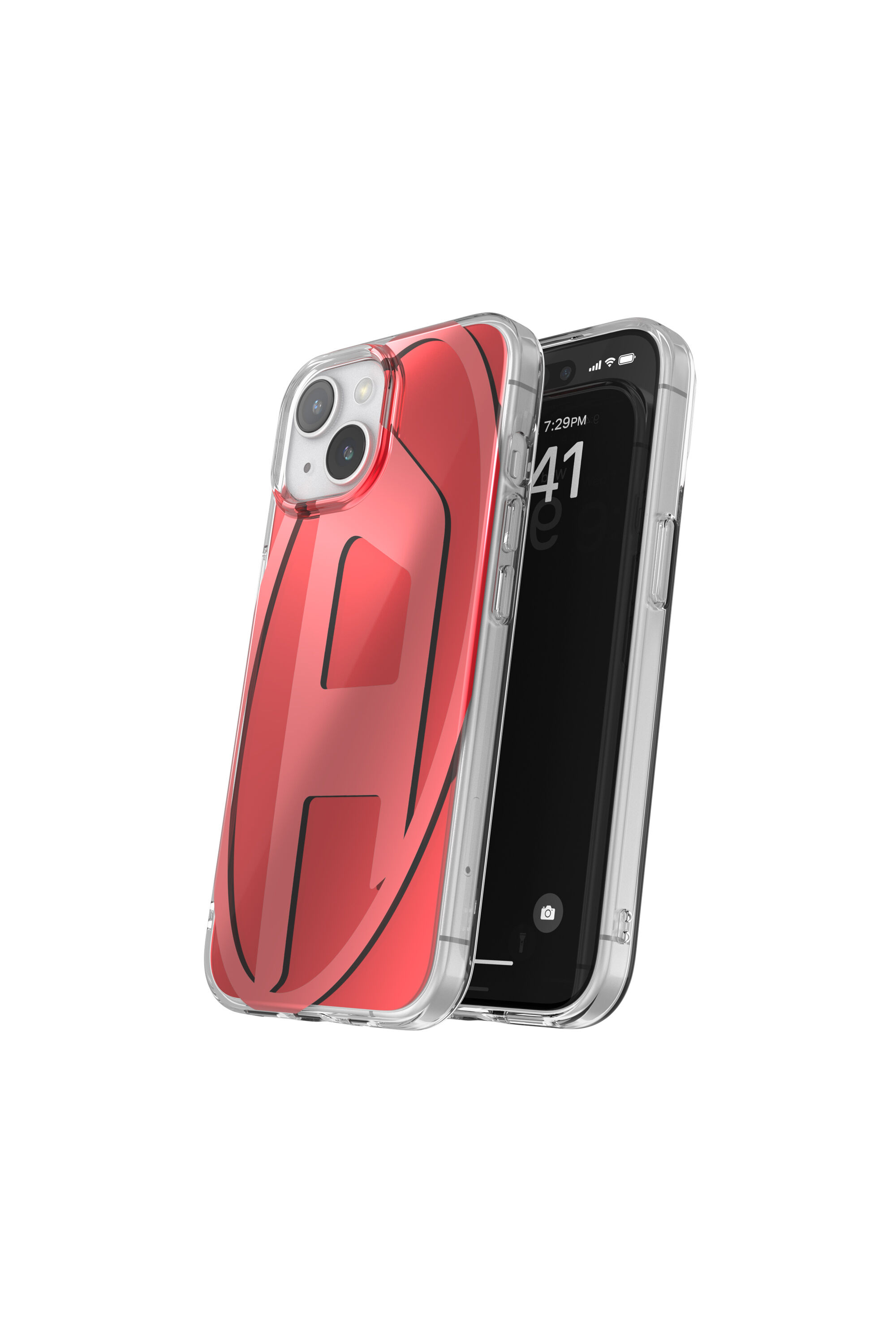 Diesel - 60043 AOP CASE, Unisex's iPhone 15 in レッド - 3
