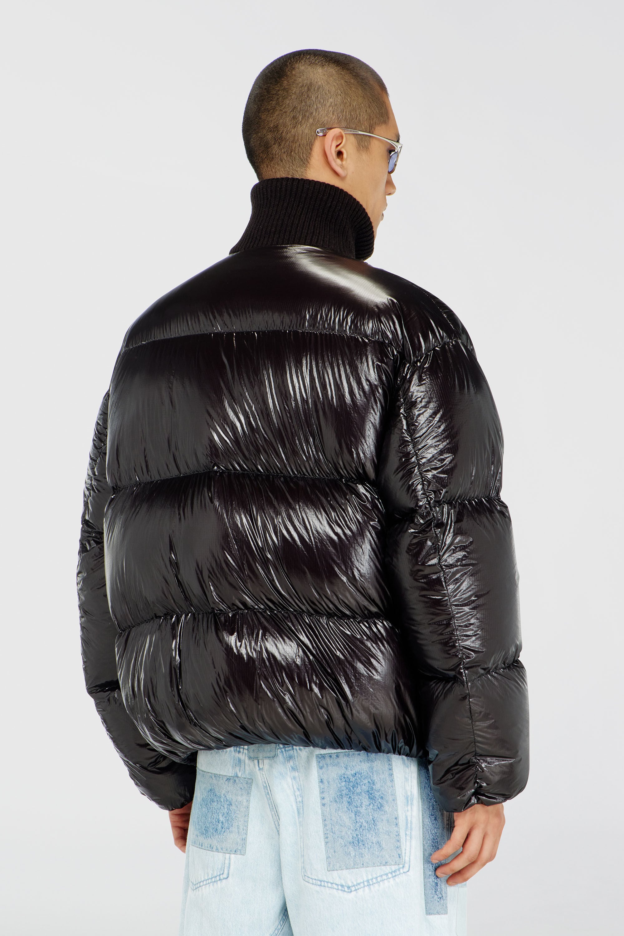 Diesel - W-RIBB, Male's ダウンジャケット in ブラック - 5