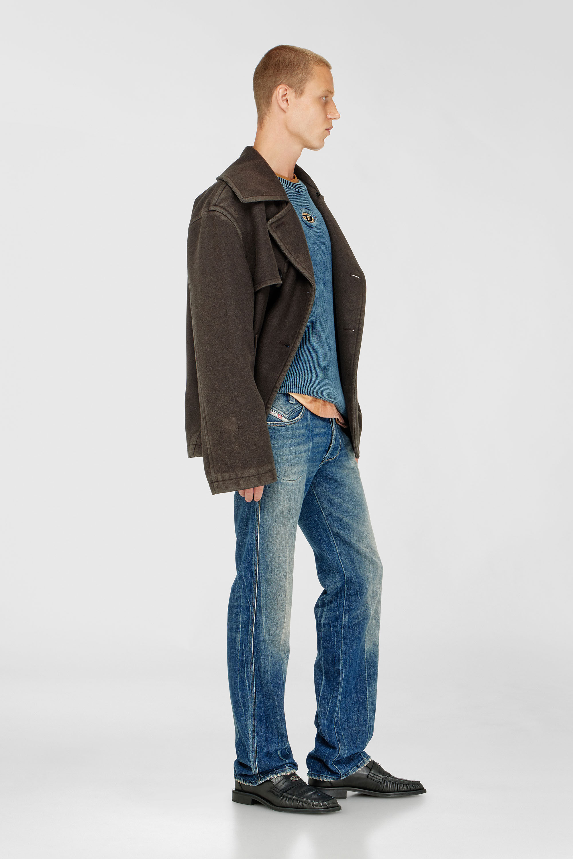 Diesel - Male's Regular Jeans 1985 Larkee 09Q27, ミディアムブルー - 3