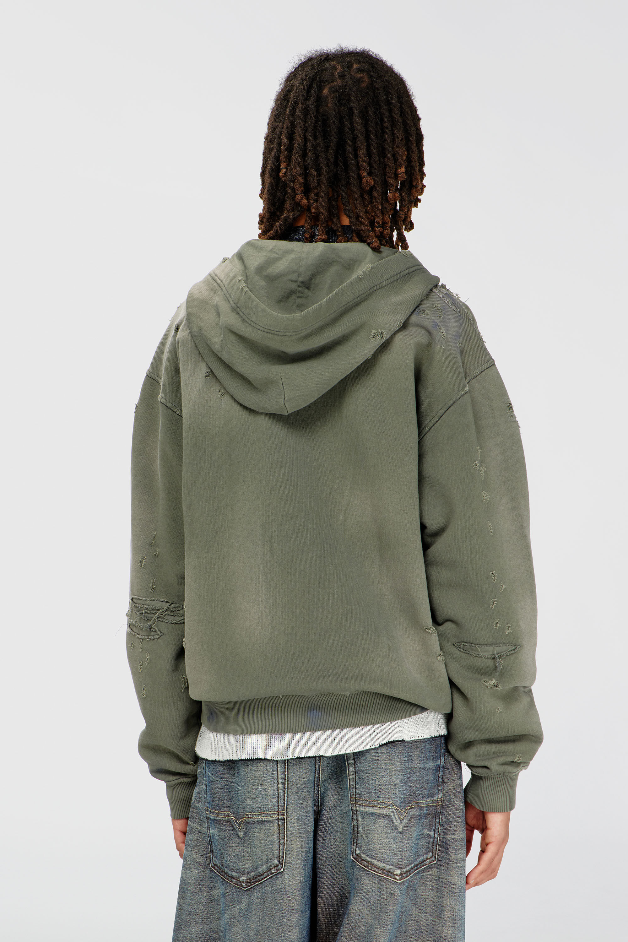 S-KEITHY プルオーバーパーカー｜グレー｜メンズ｜DIESEL