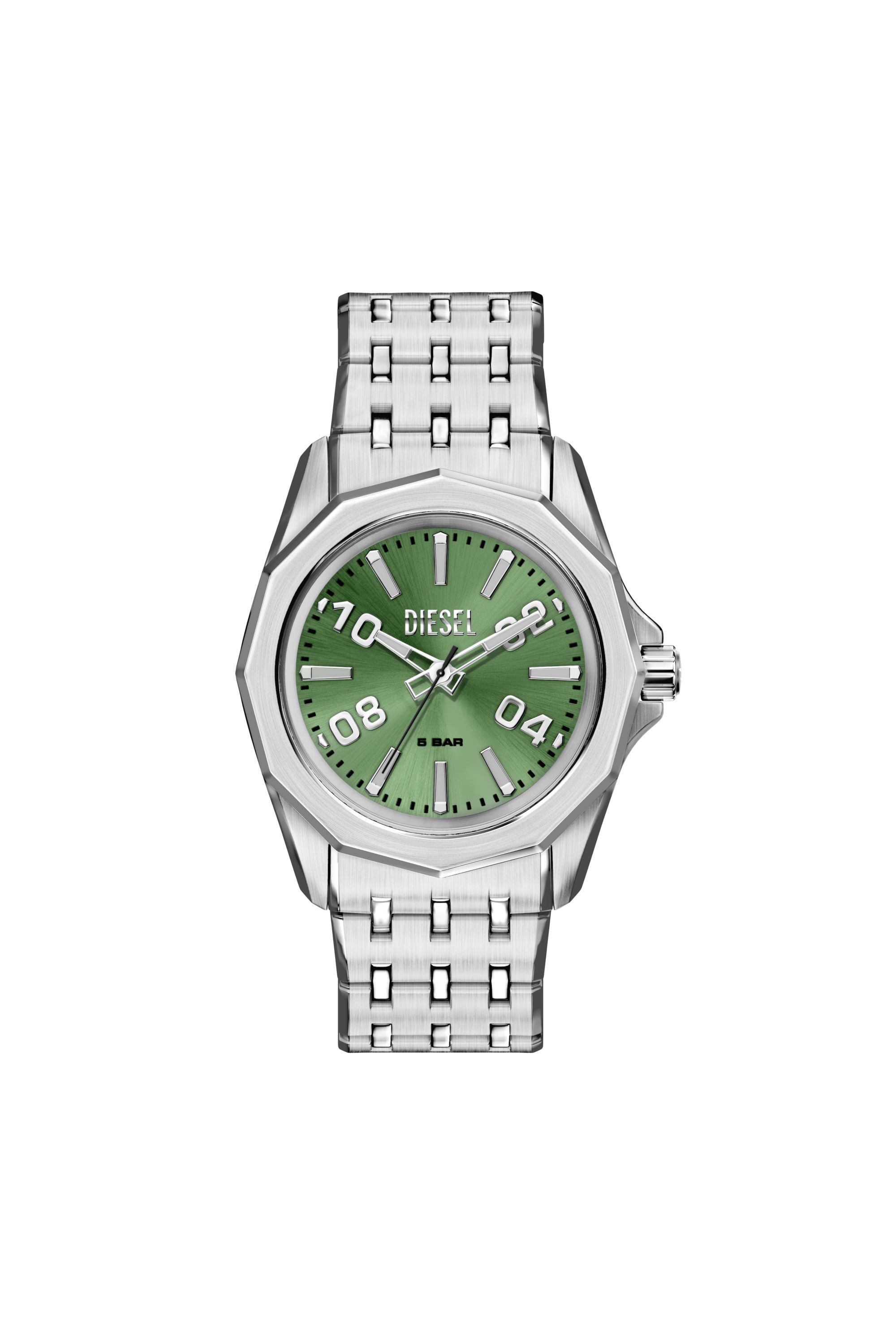DZ2237 WATCH Stinger stainless steel watch｜シルバー｜メンズ｜DIESEL