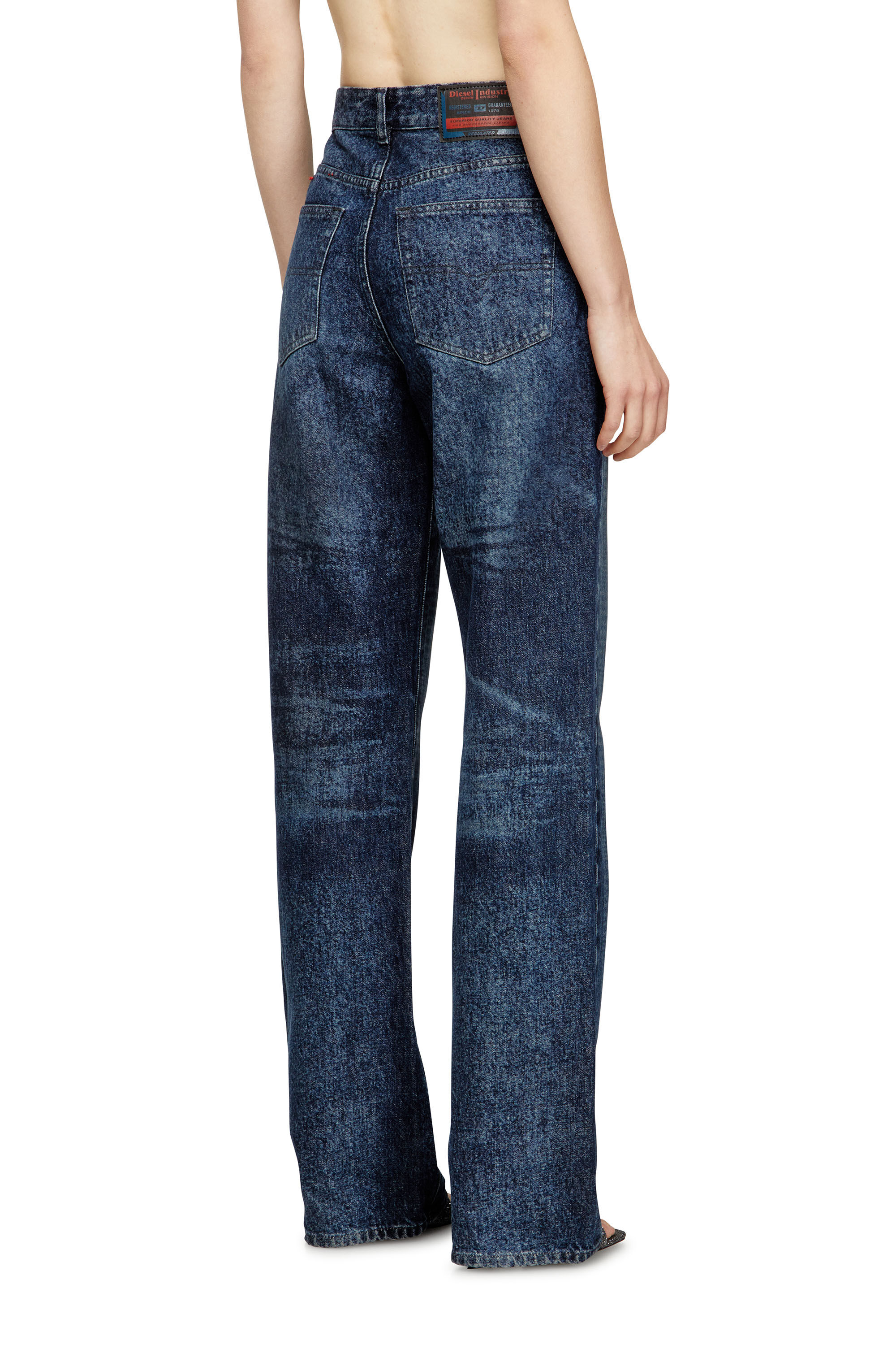 Diesel - Female's Regular Jeans 1971 D-Sent 007CV, ダークブルー - 3