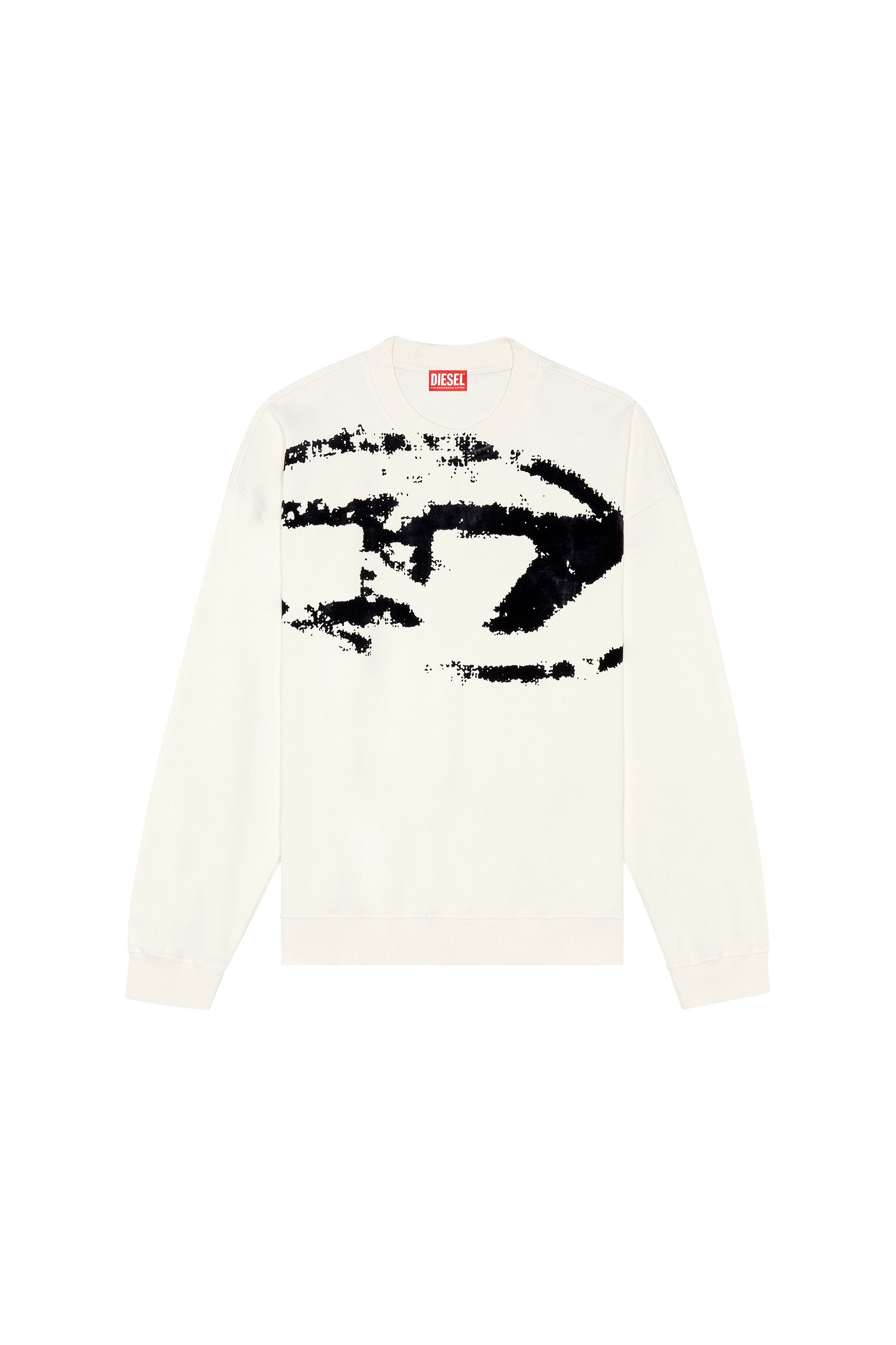 Diesel - S-BOXT-N5, Male's スウェット in ホワイト - 2