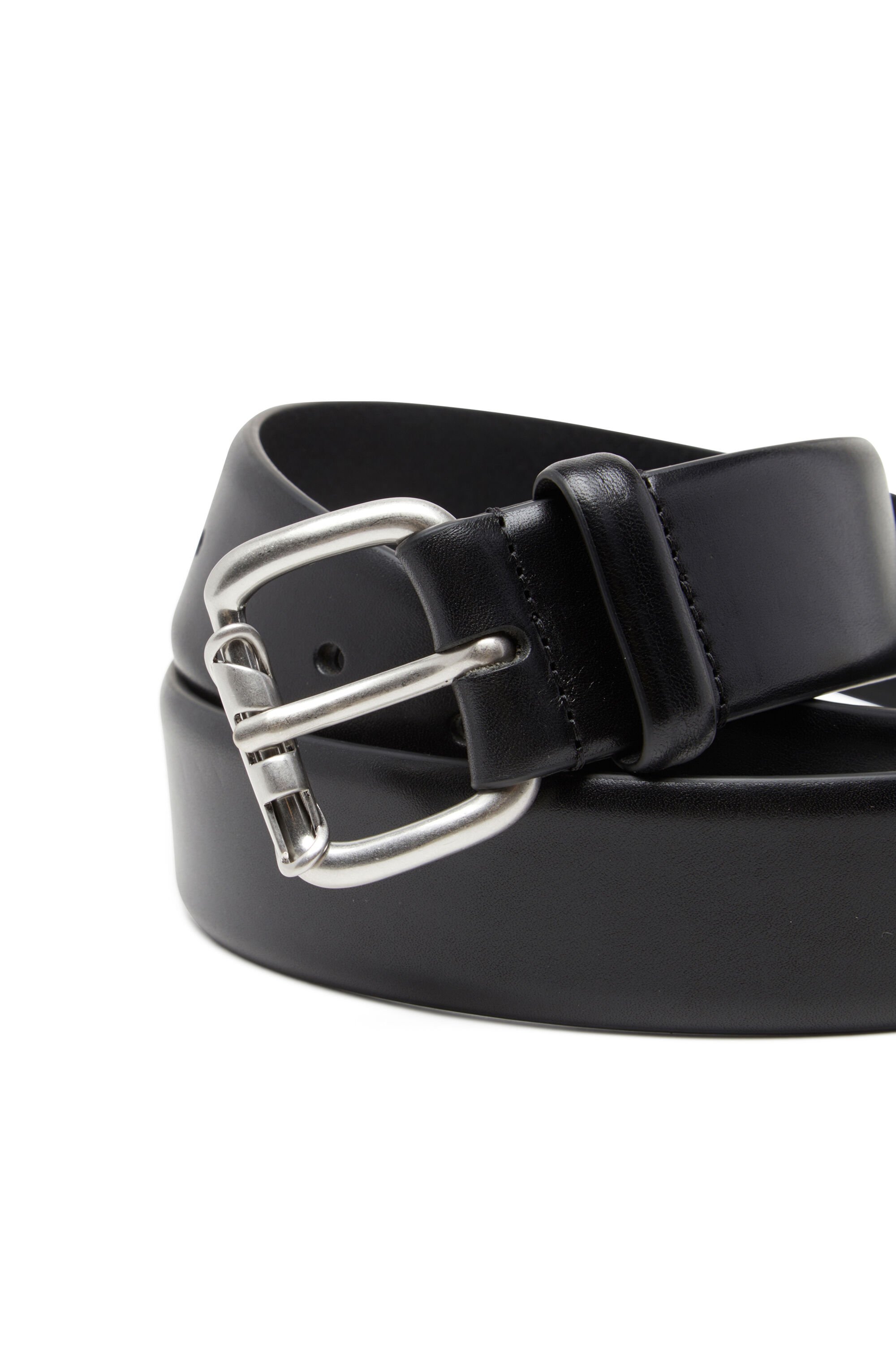 DIESEL ブラックレザーベルト Diesel 1dr レザーベルト | ブラック | FARFETCH JP